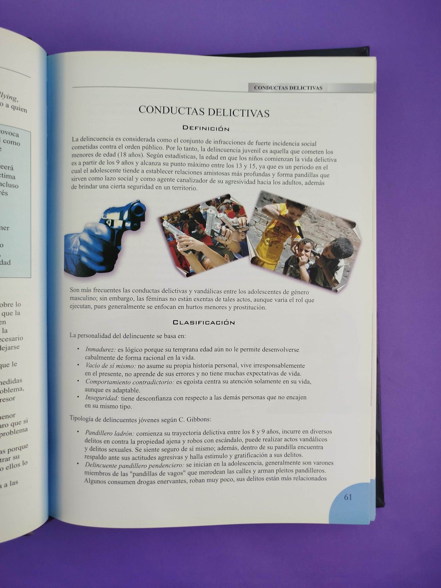 Comportamientos alarmantes infantiles y juveniles