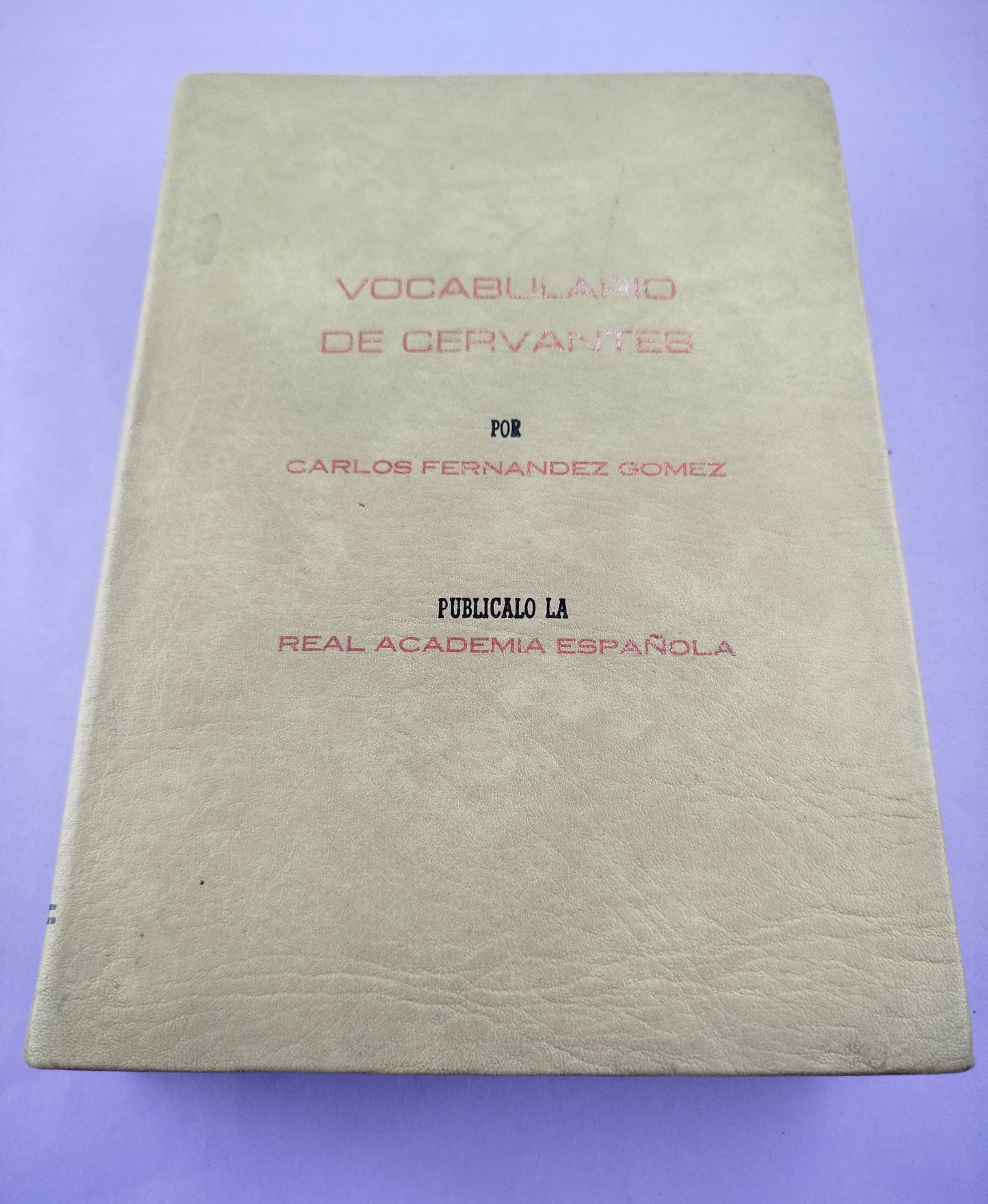 Vocabulario de Cervantes