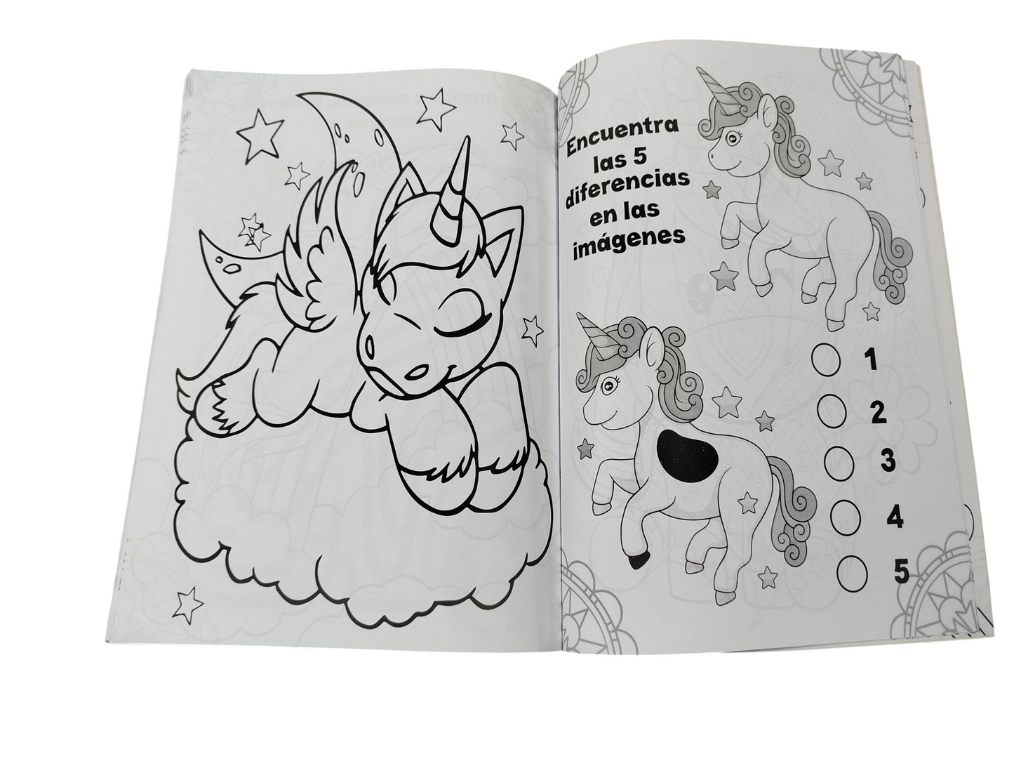 Unicornios juega, colorea y aprende 80 páginas