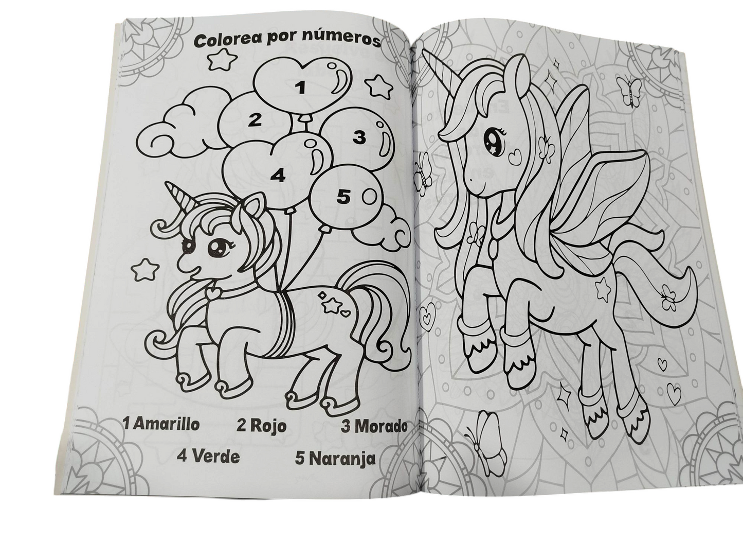 Unicornios juega, colorea y aprende 80 páginas