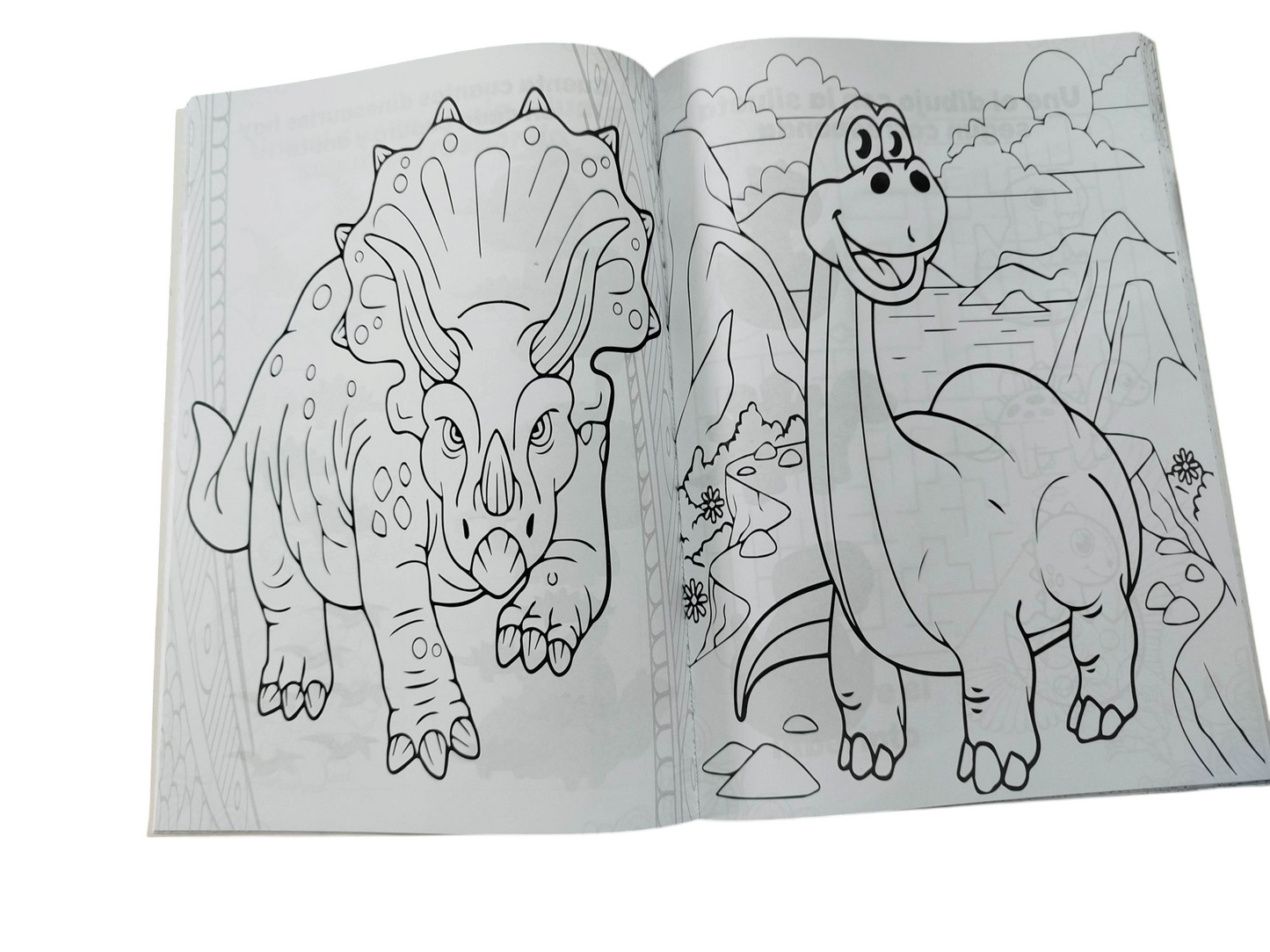 Dinosaurios juega, colorea y aprende 80 paginas by Varios