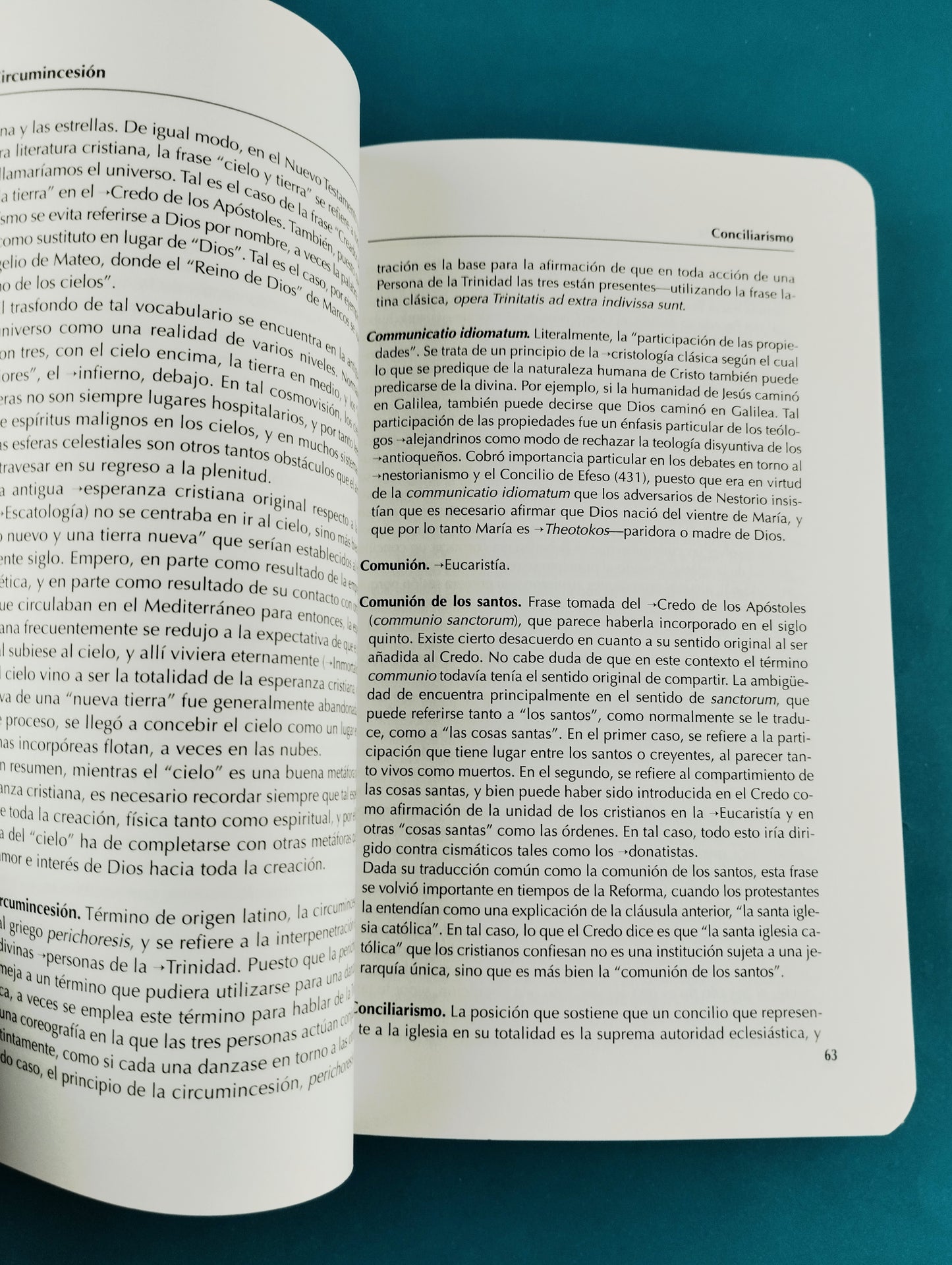 Diccionario manual teologico