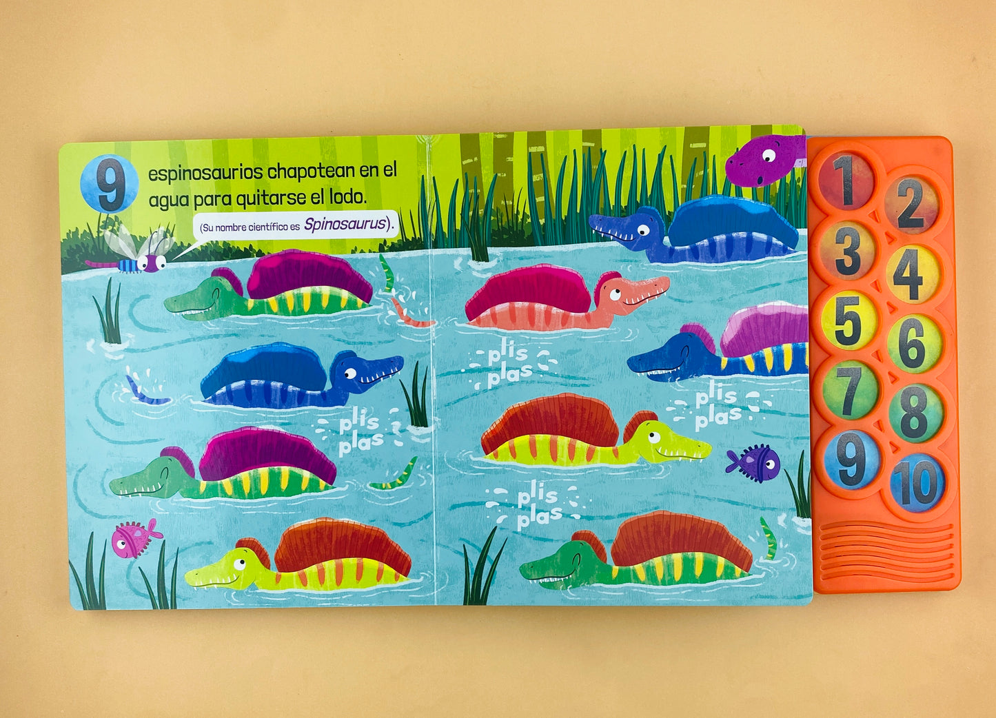 Cuenta como los dinosaurios 123