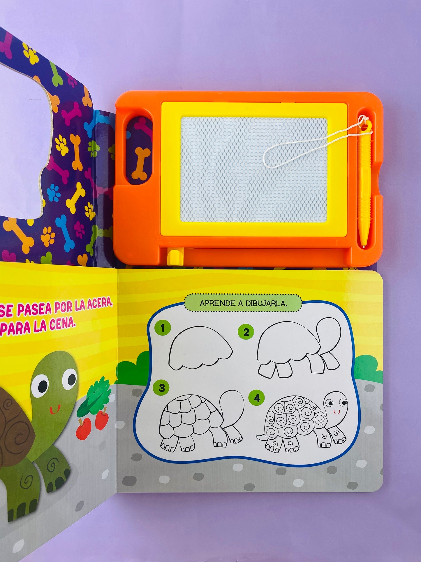 Mascotas tiernas con pizarra magnética