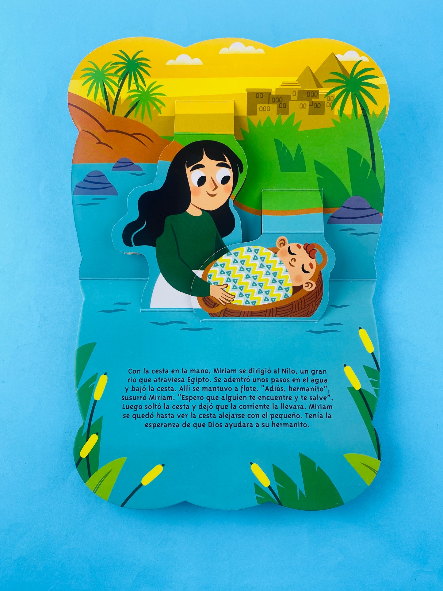 La historia de moisés libro pop-up ilustrado