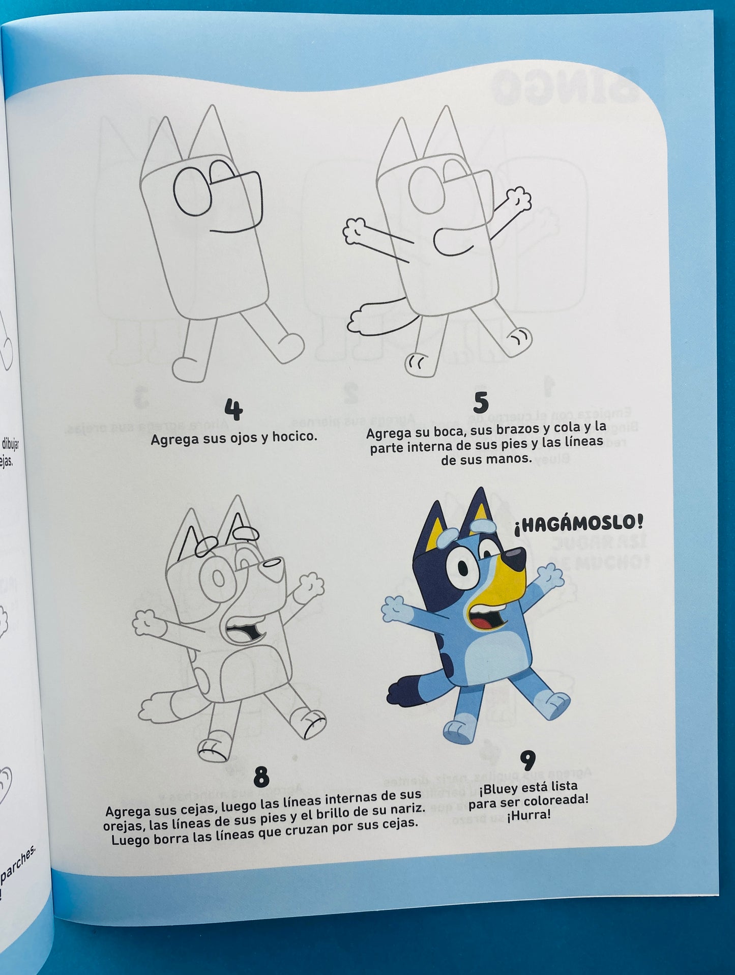 Bluey cómo dibujar