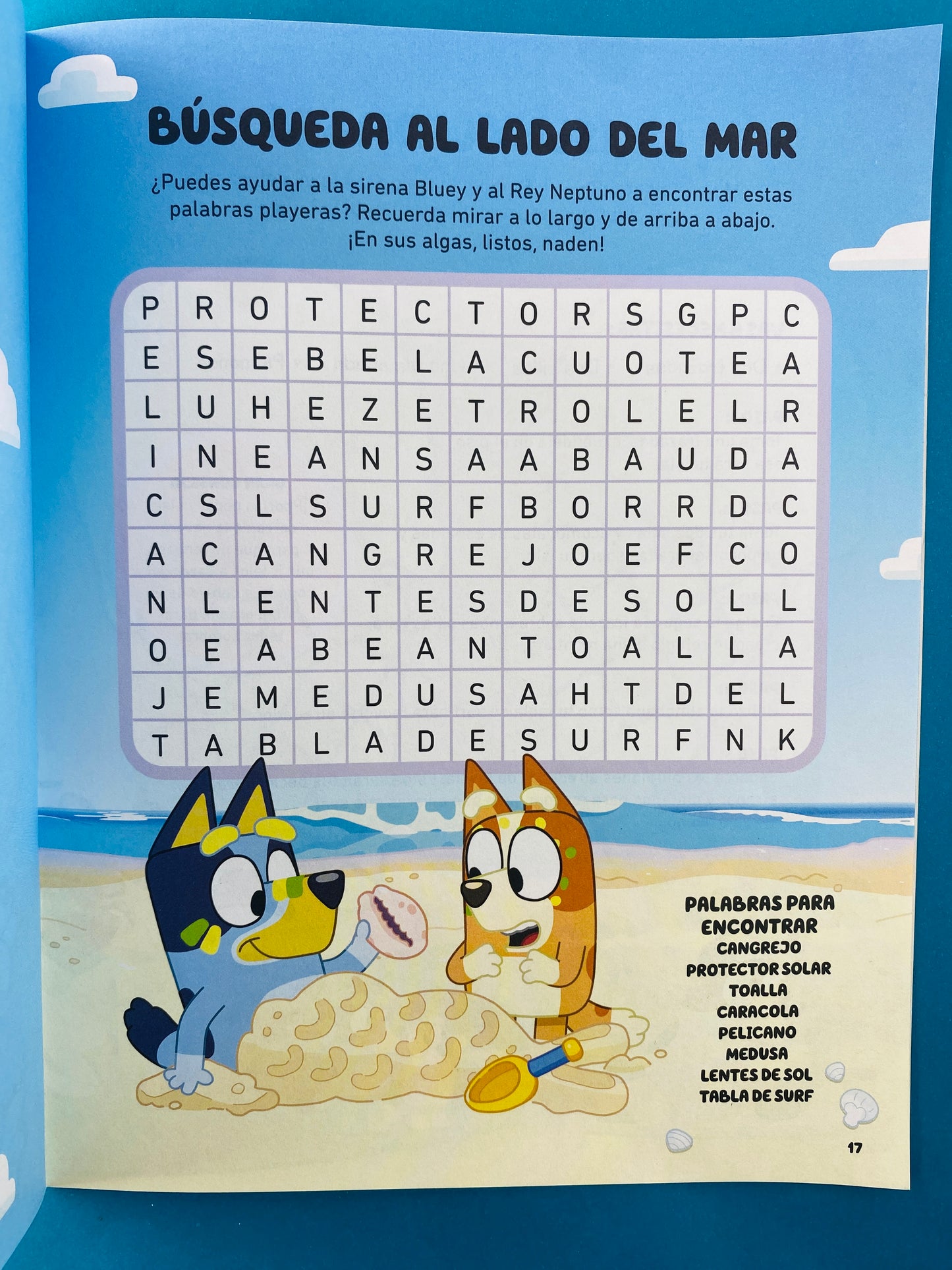 Bluey. La playa de Bluey, un libro de actividades