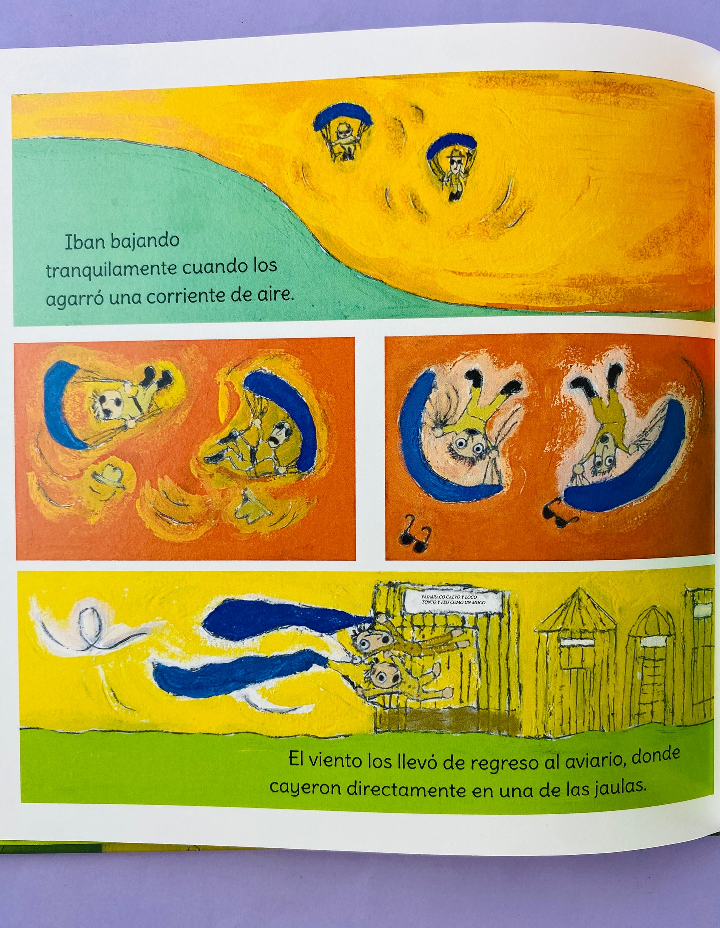 El flamenco calvo y los cazadores de aves