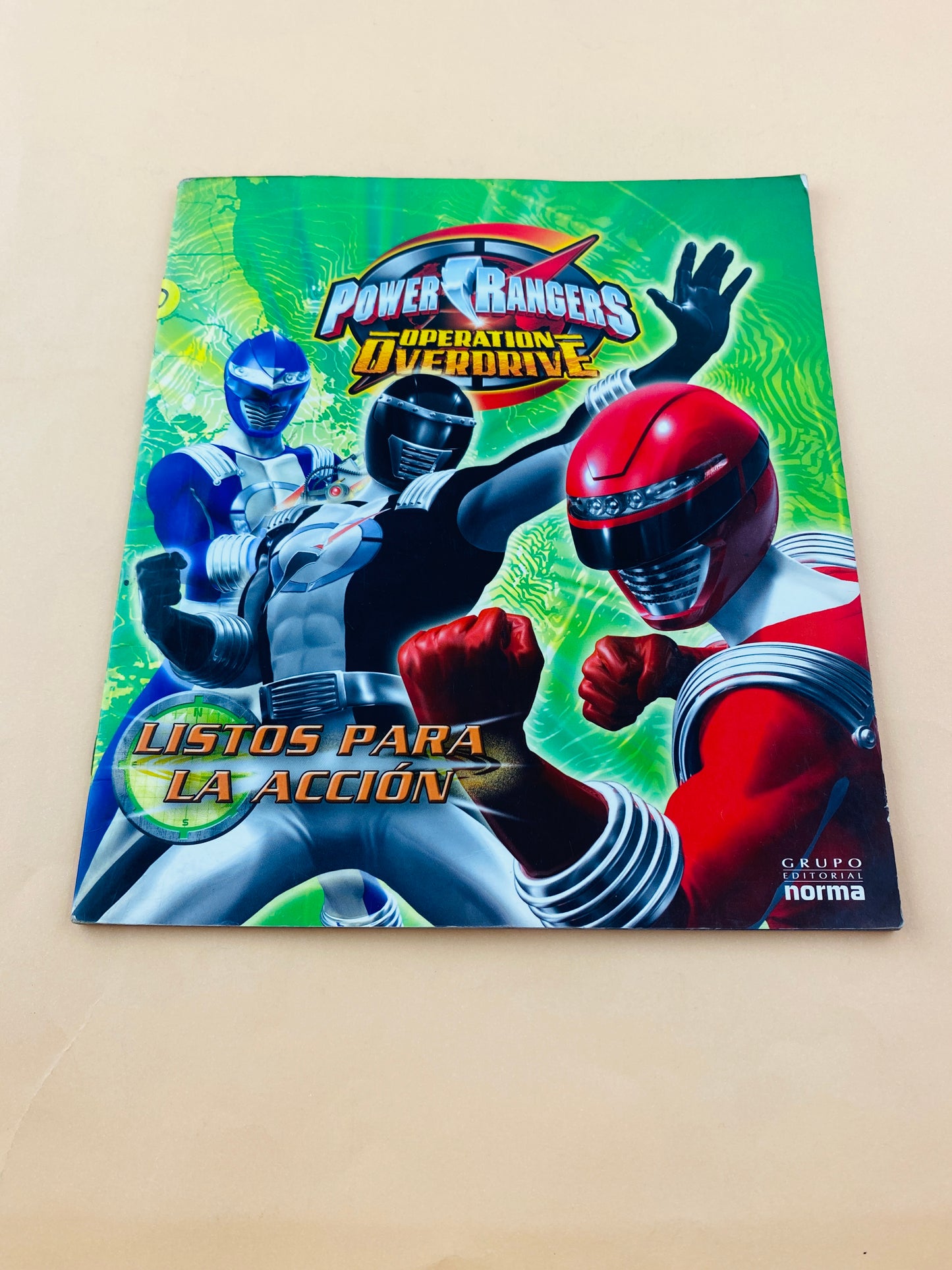 Power rangers operation overdrive listo para la acción