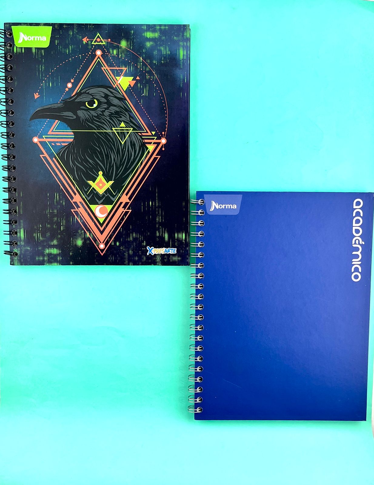 Cuaderno argollado grande 105 Línea corriente pasta dura hombre