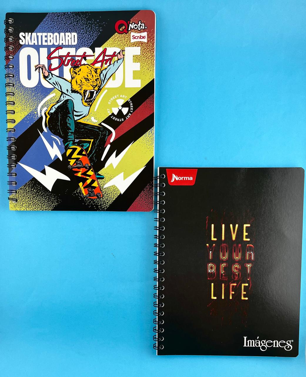 Cuaderno argollado grande 105 cuadriculado económico Hombre