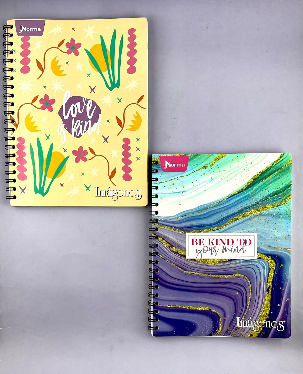 Cuaderno argollado grande 105 Línea corriente económico Mujer