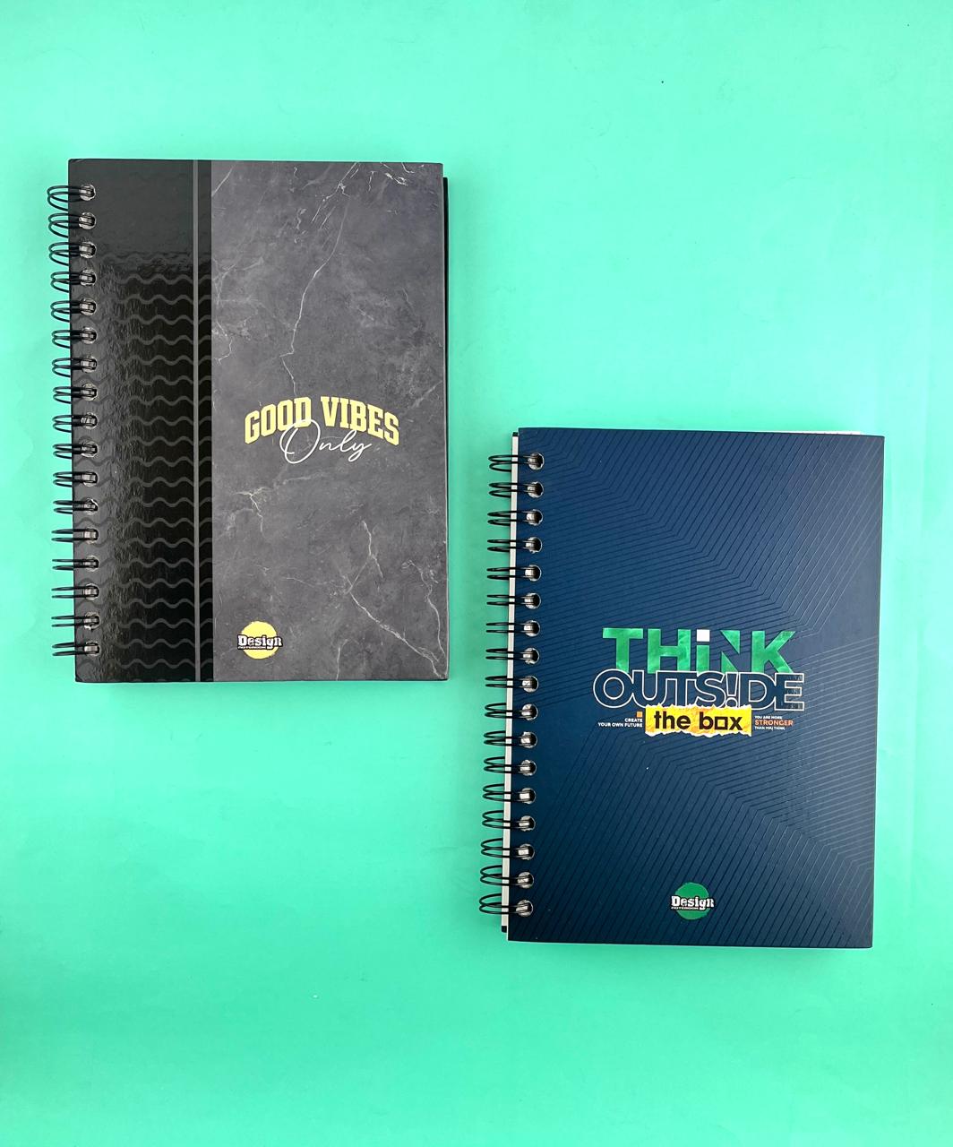 Cuaderno argollado pequeño cuadriculado pasta dura 5 materias Hombre
