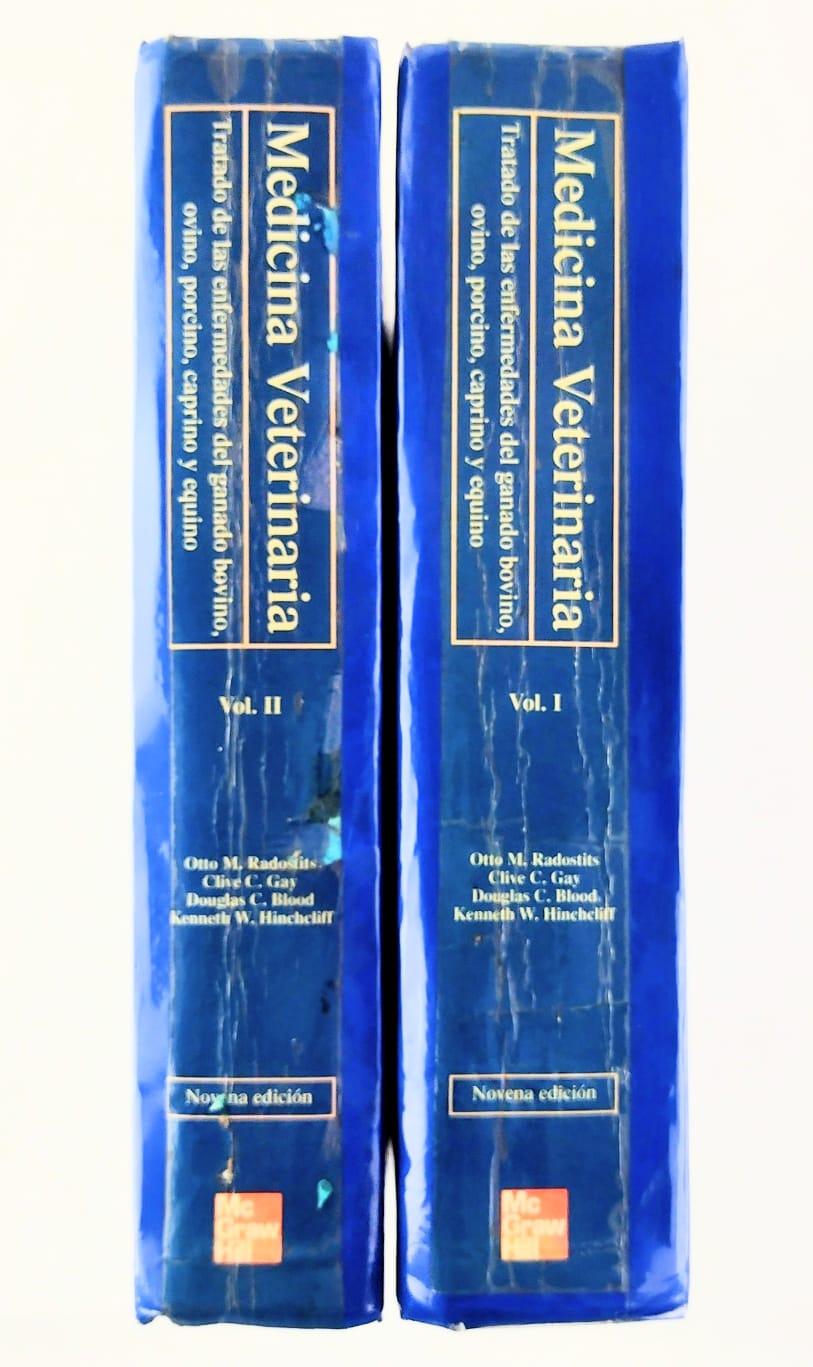 Medicina veterinaria Volumen I, II. Dos tomos