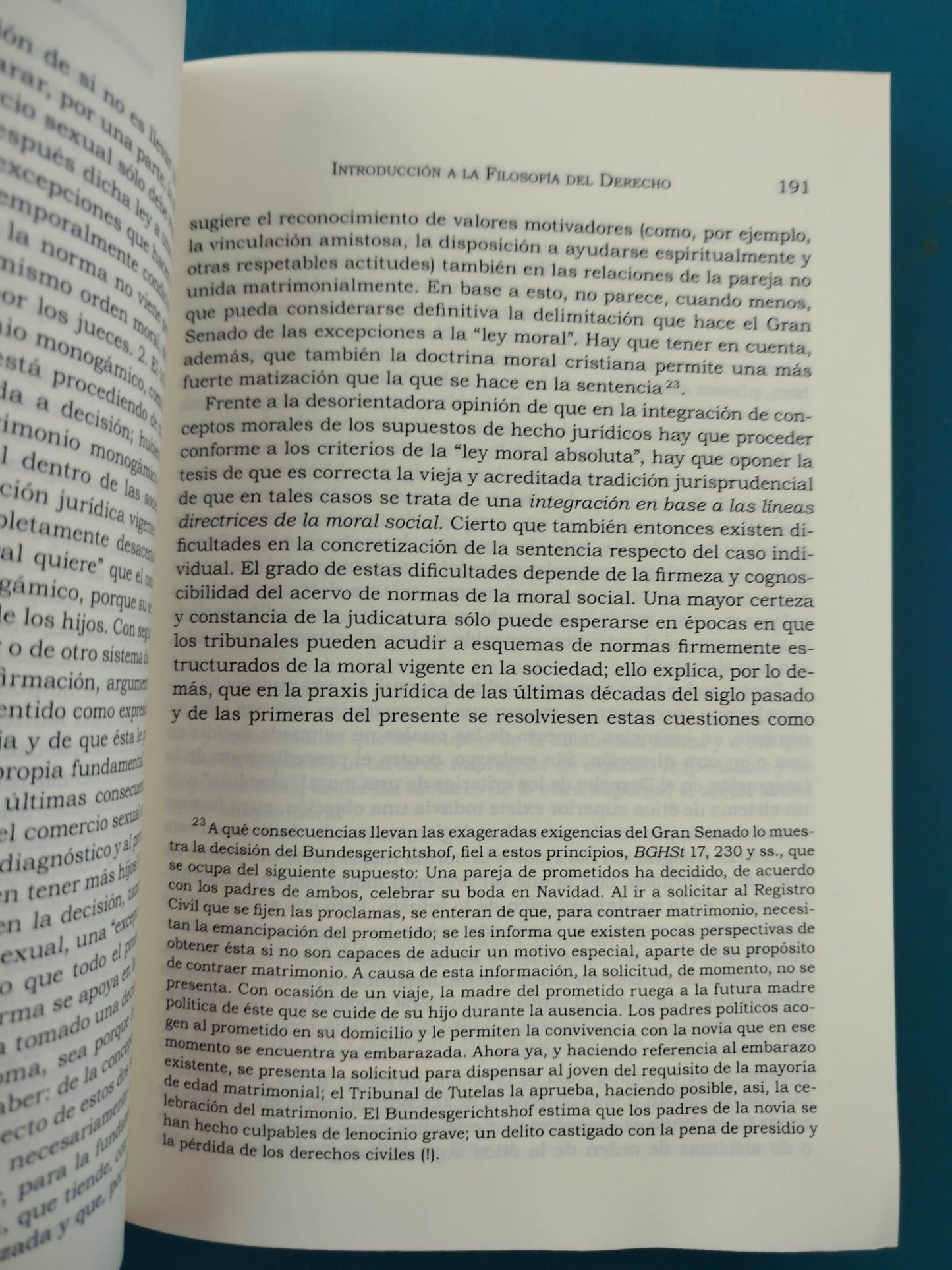 Introduccion A La Filosofia Del Derecho. Fundamentos Del Derecho
