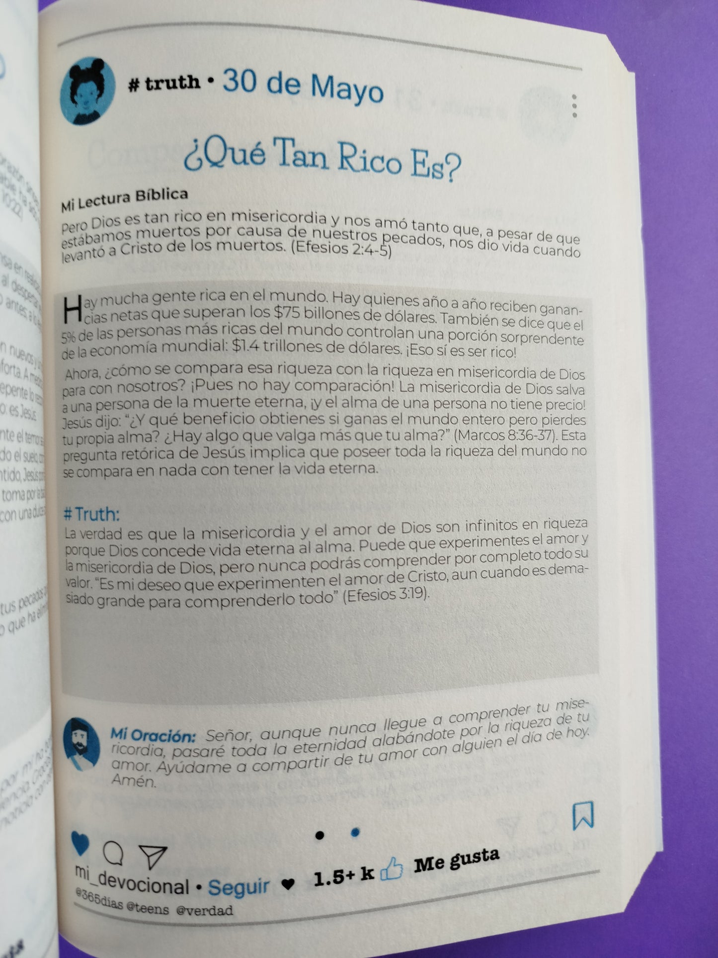 Truth 365 devocionales para adolescentes conectando la vida y la fe
