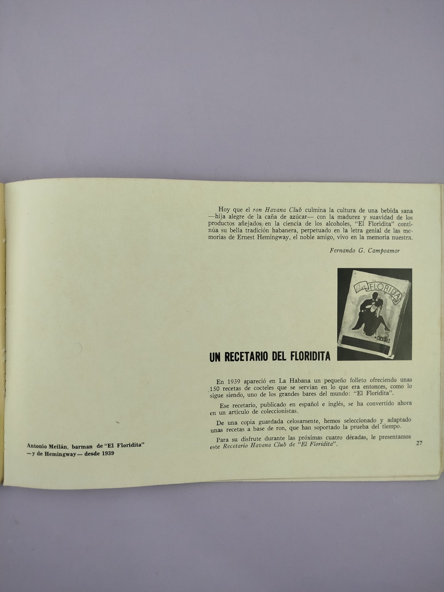 El Floridita De Hemingway