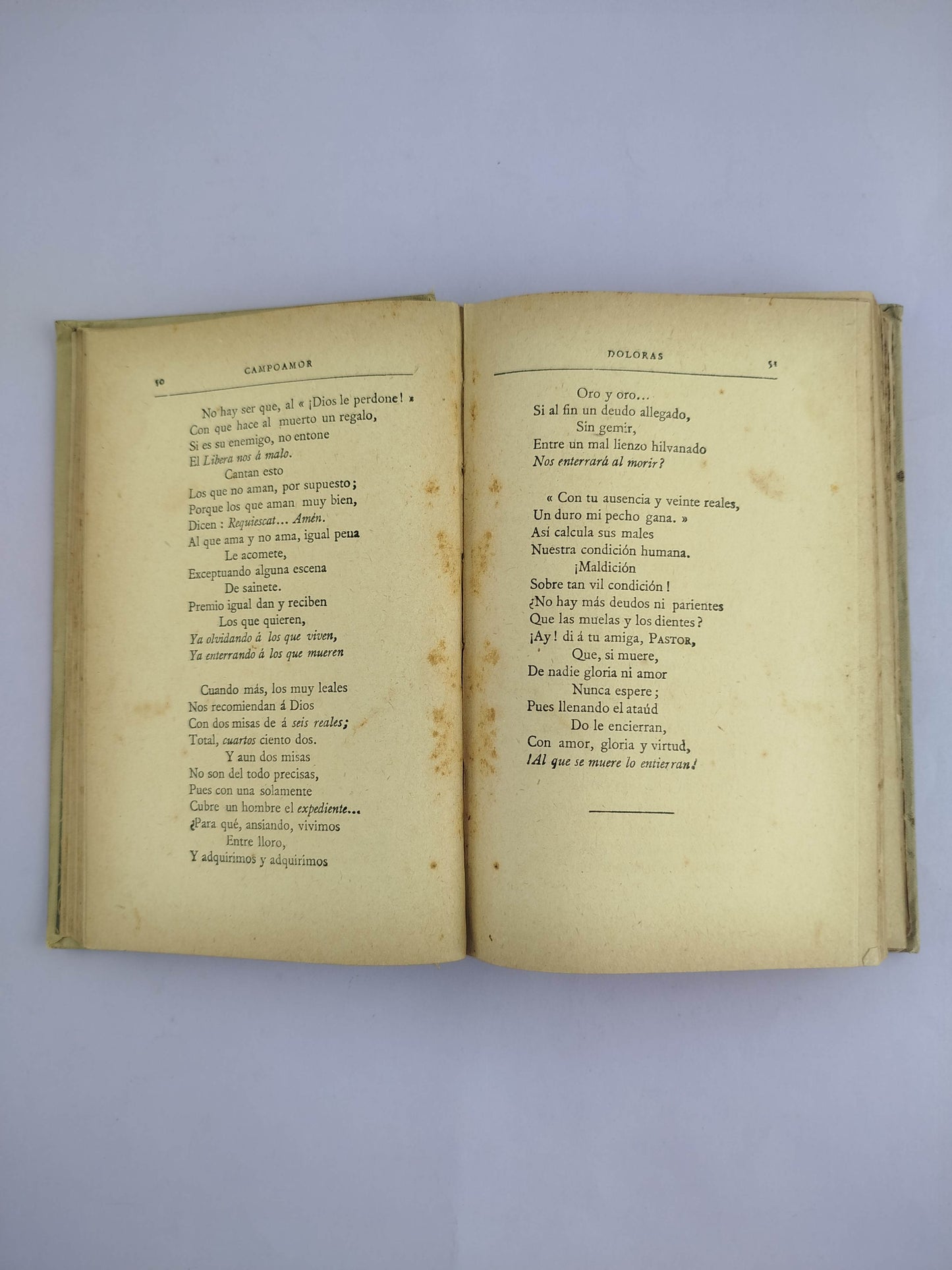 Doloras y poemas