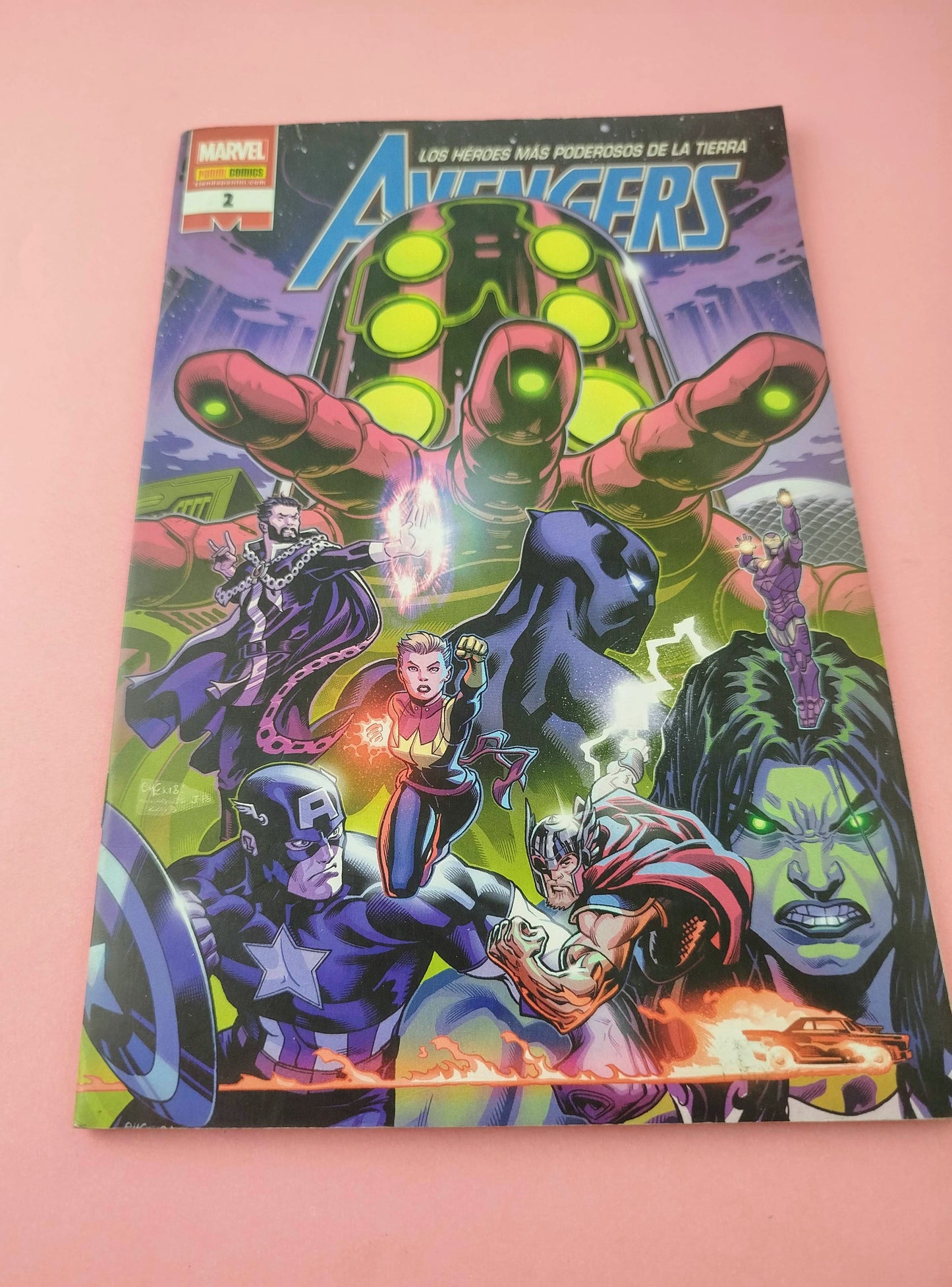 Los héroes más poderosos de la tierra avengers cartilla