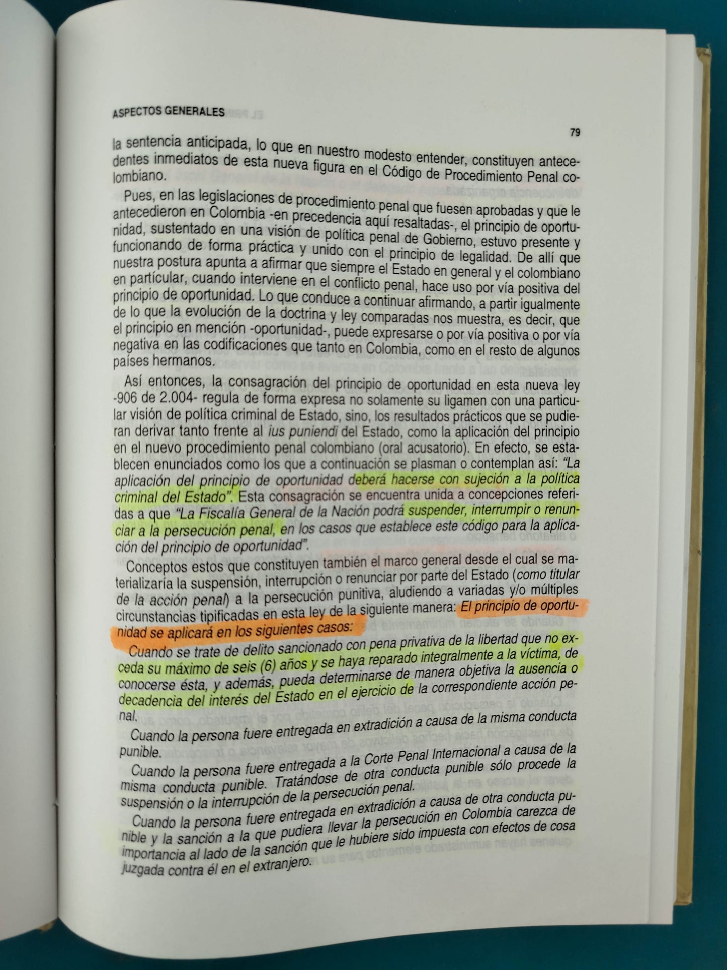 El Principio De Oportunidad En El Penal Acusatorio