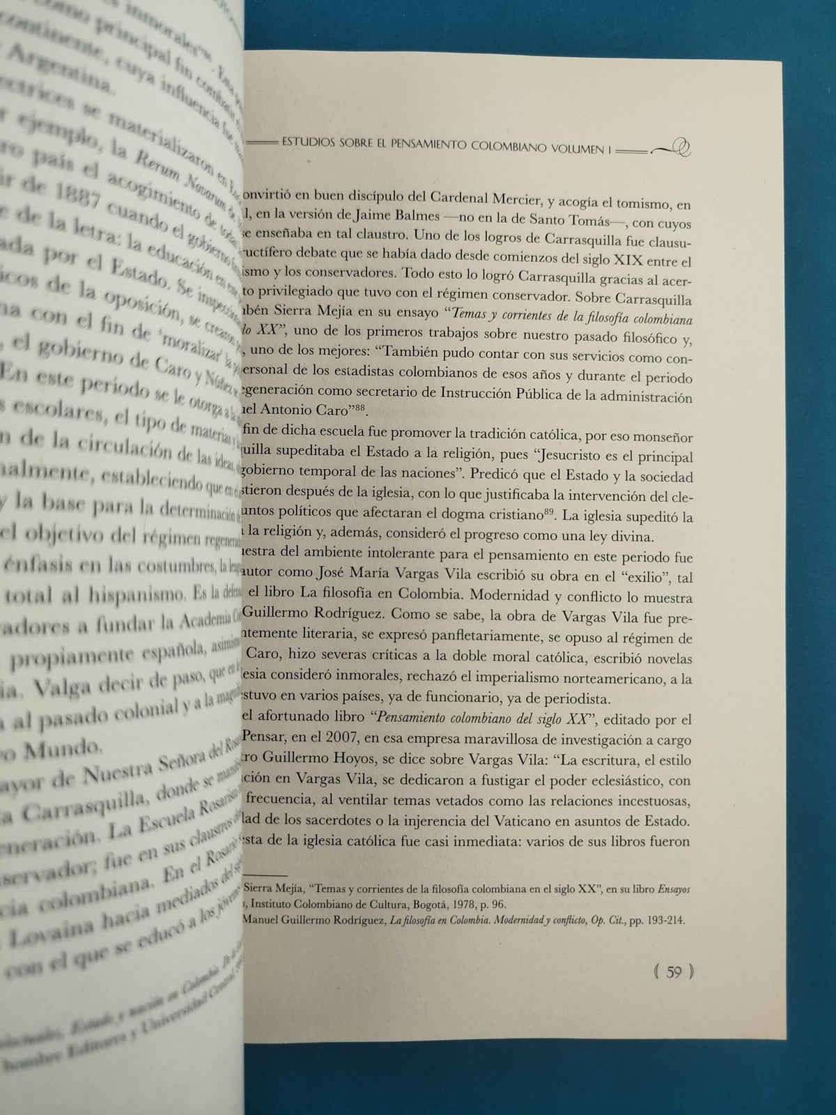 Estudios sobre el pensamiento colombiano. Volumen I by Damian Pachon Soto
