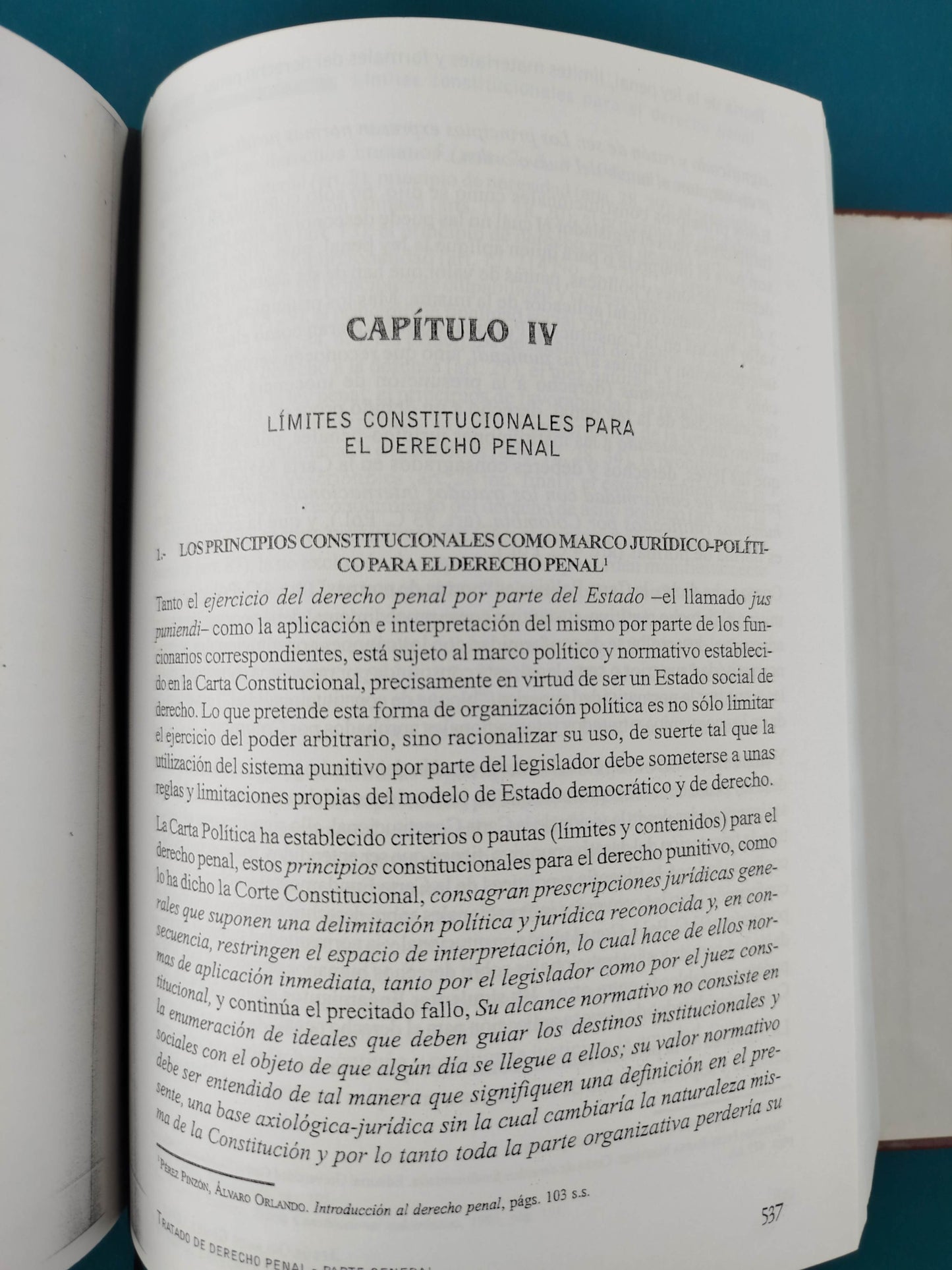 Tratado de derecho penal Parte general tomo 1