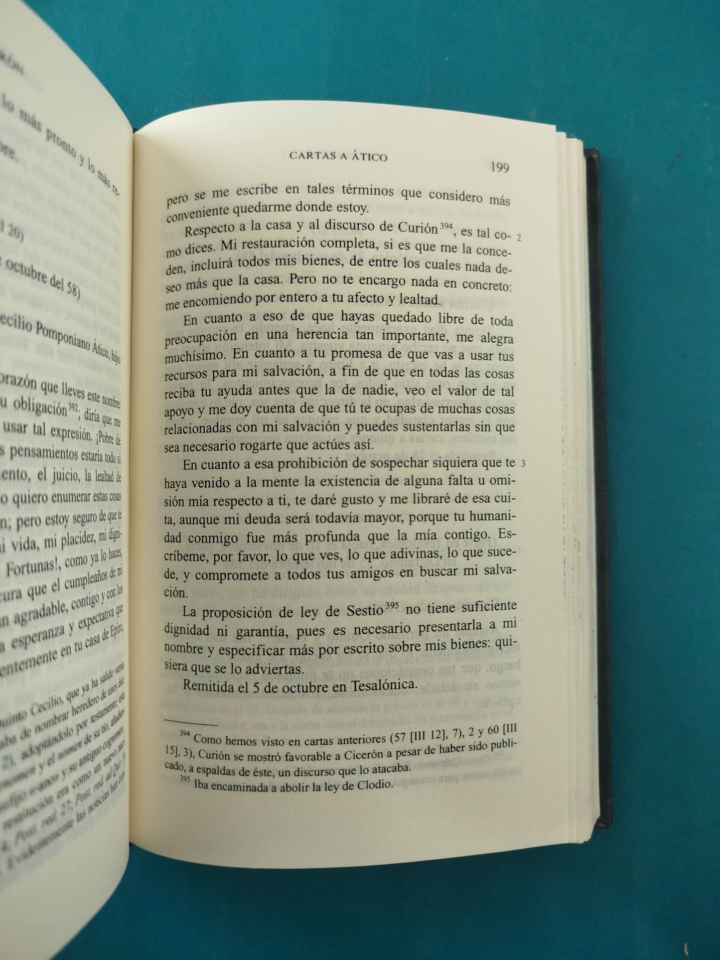 Cartas I cartas a ático