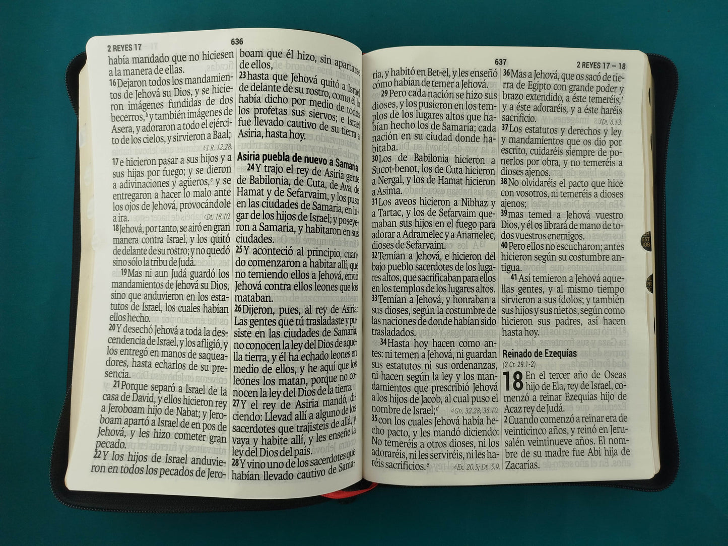 Biblia Valera 1960 Letra Super Gigante Cierre Negro e índice