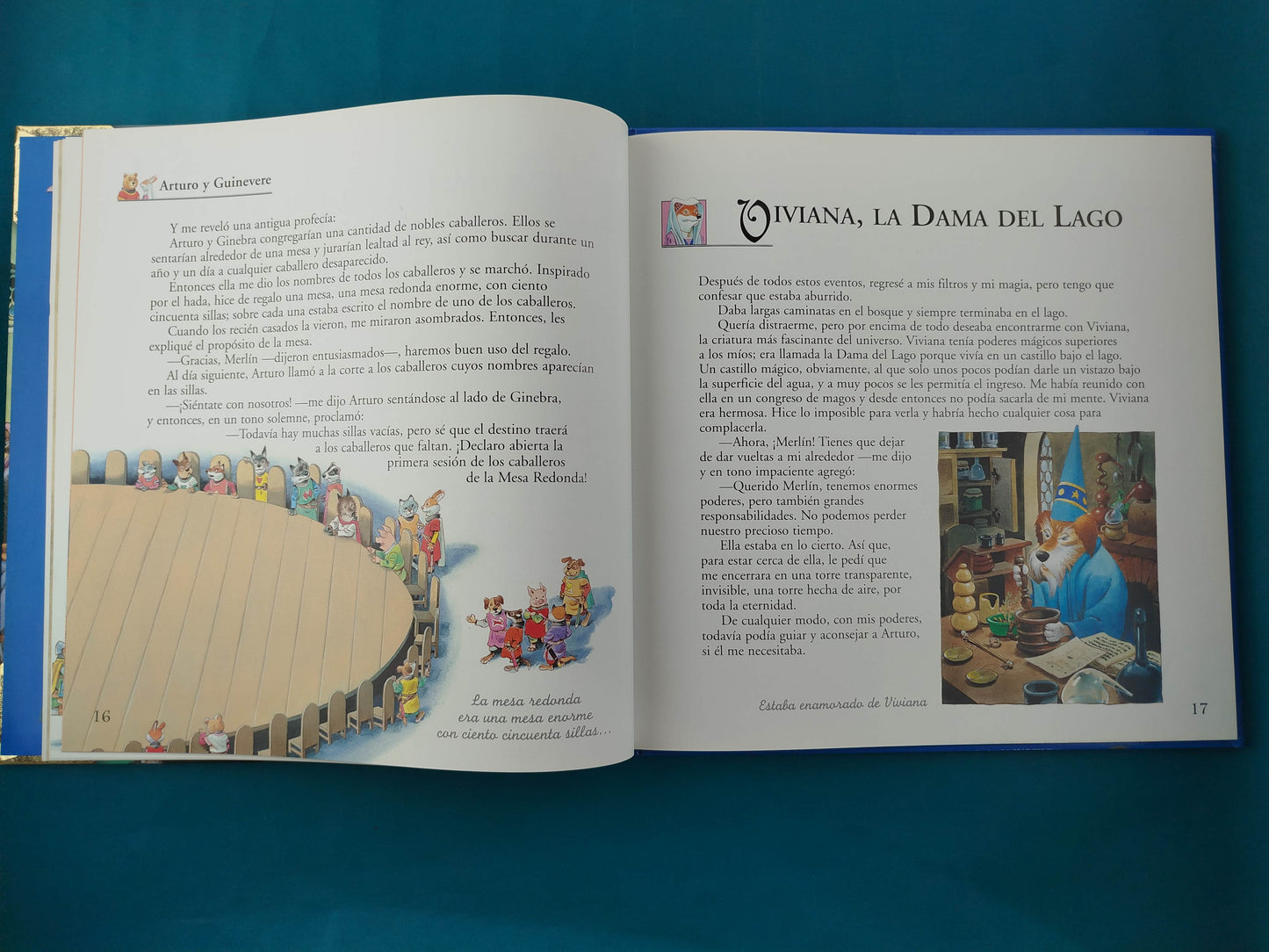 La leyenda de Merlín y los caballeros de la mesa redonda