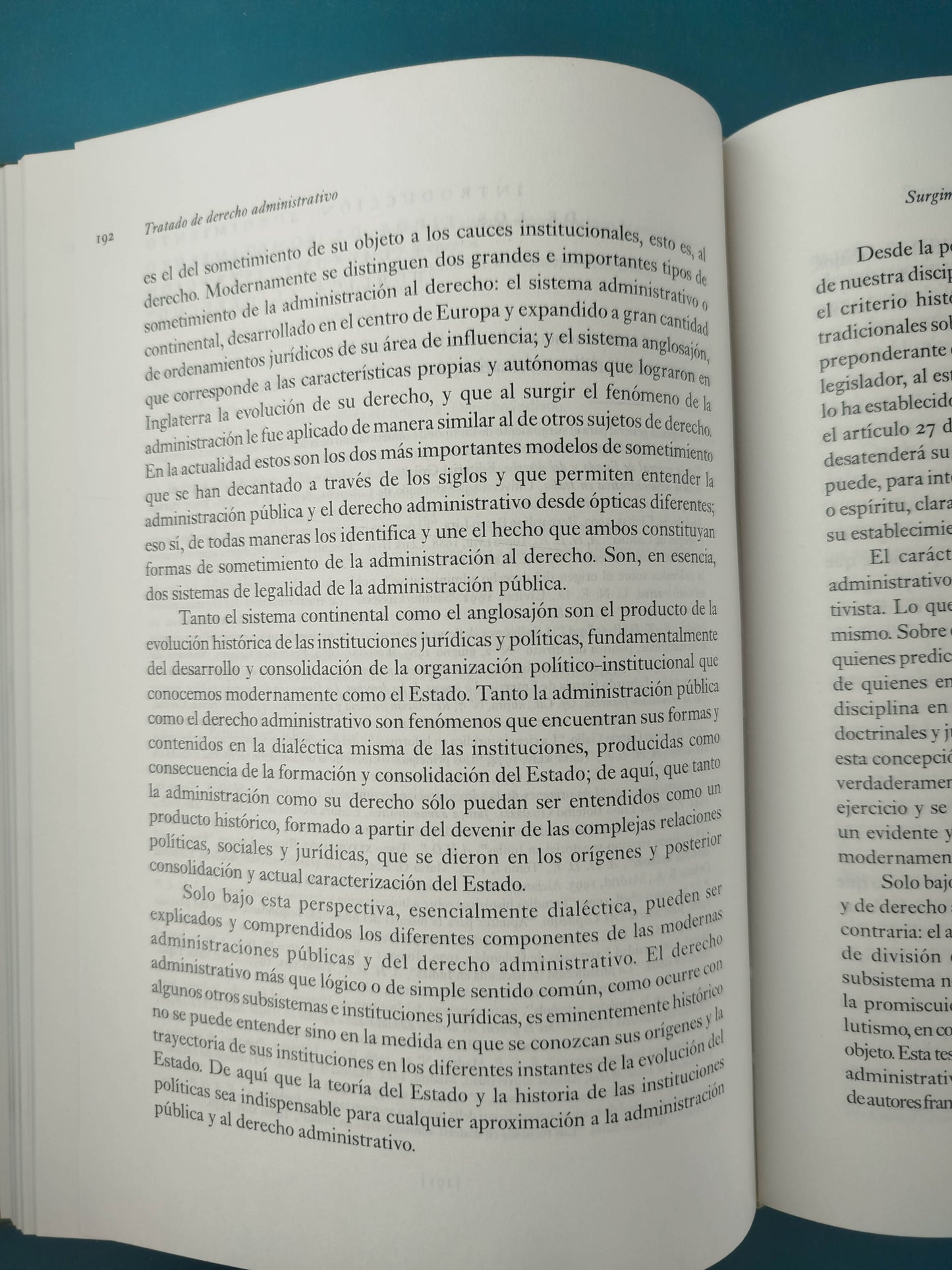 Tratado de derecho administrativo - introducción a los conceptos de administración pública y de derecho administrativo Tomo I