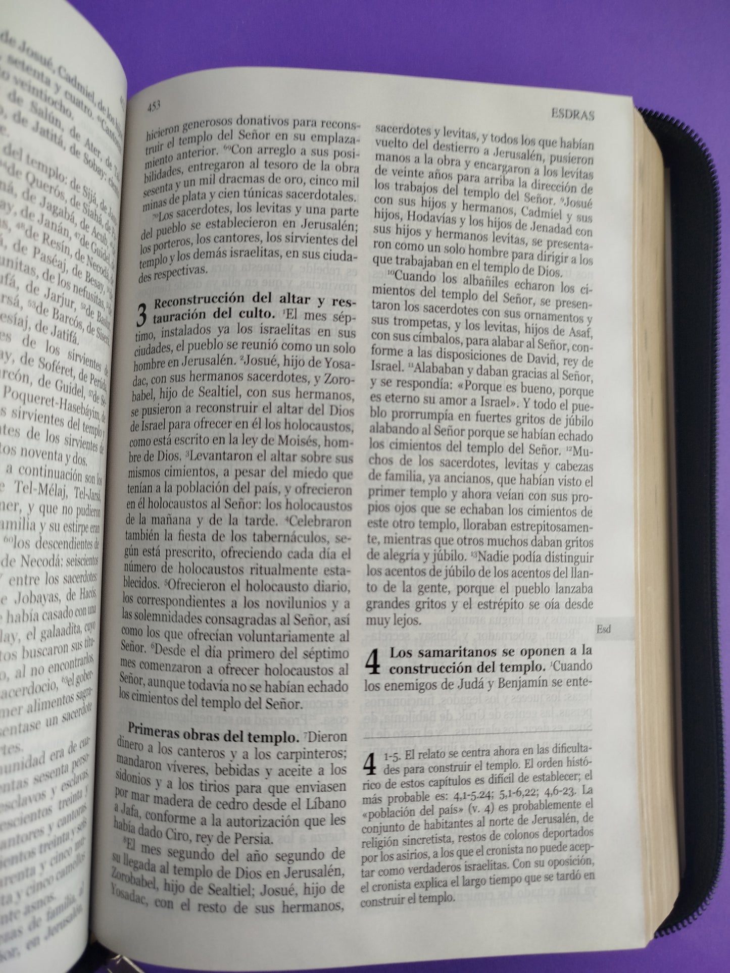 Nuestra sagrada biblia letra grande misión continental negra