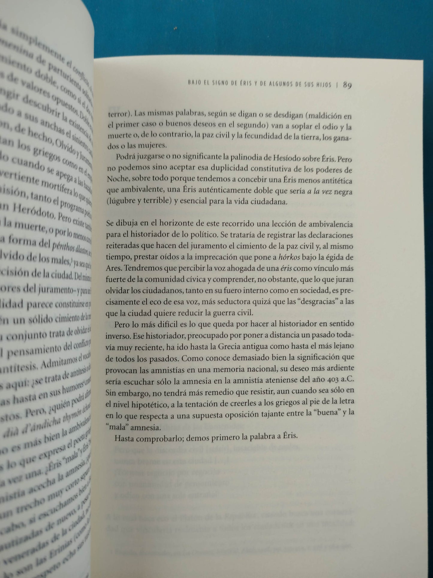 La Ciudad Dividida. El Olvido En La Memoria De Atenas