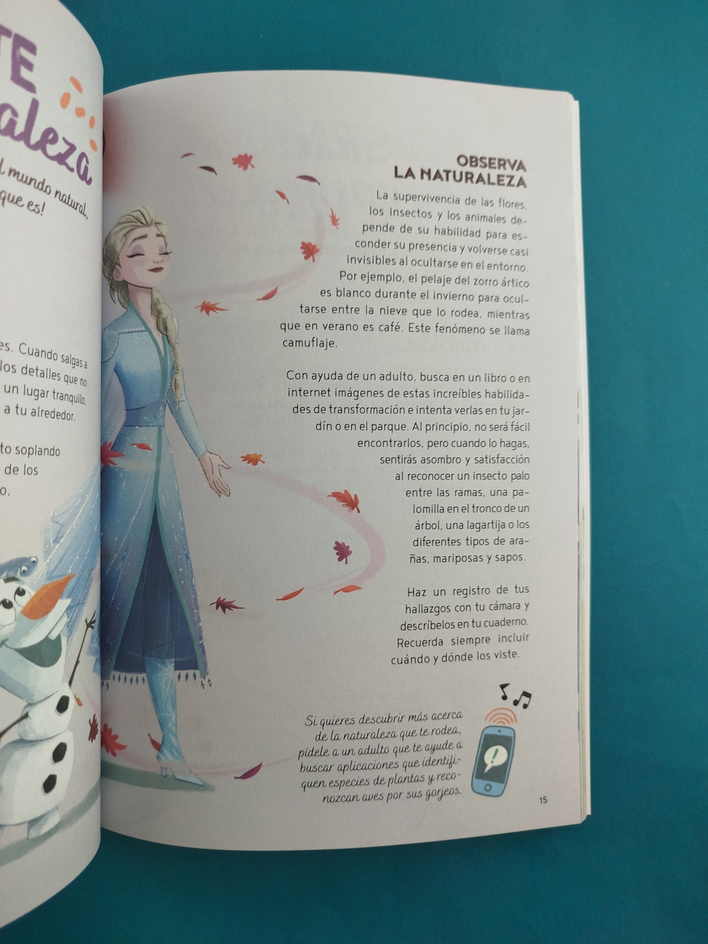 Frozen Crea Con La Naturaleza