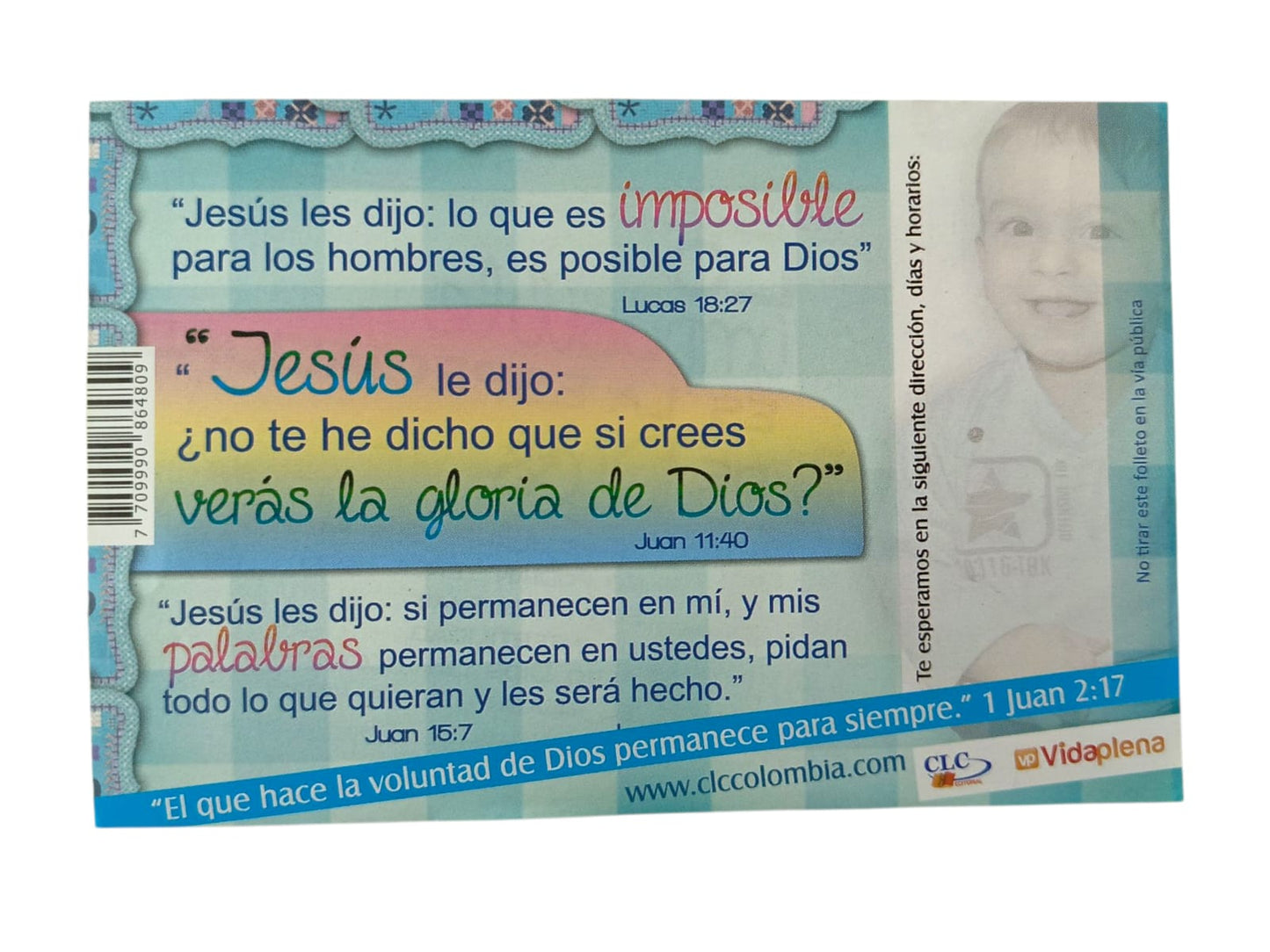 Tratado bíblico Lo imposible es la especialidad de Dios