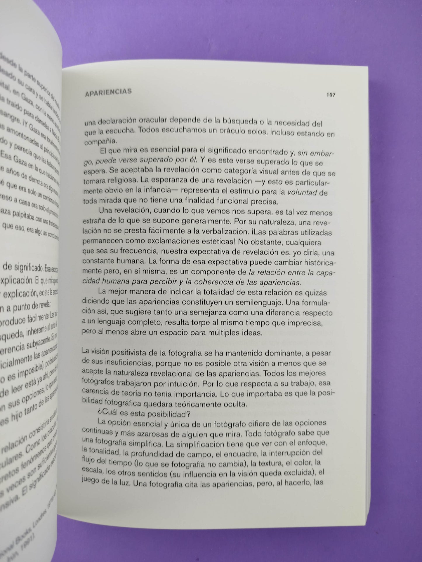 Para entender la fotografía