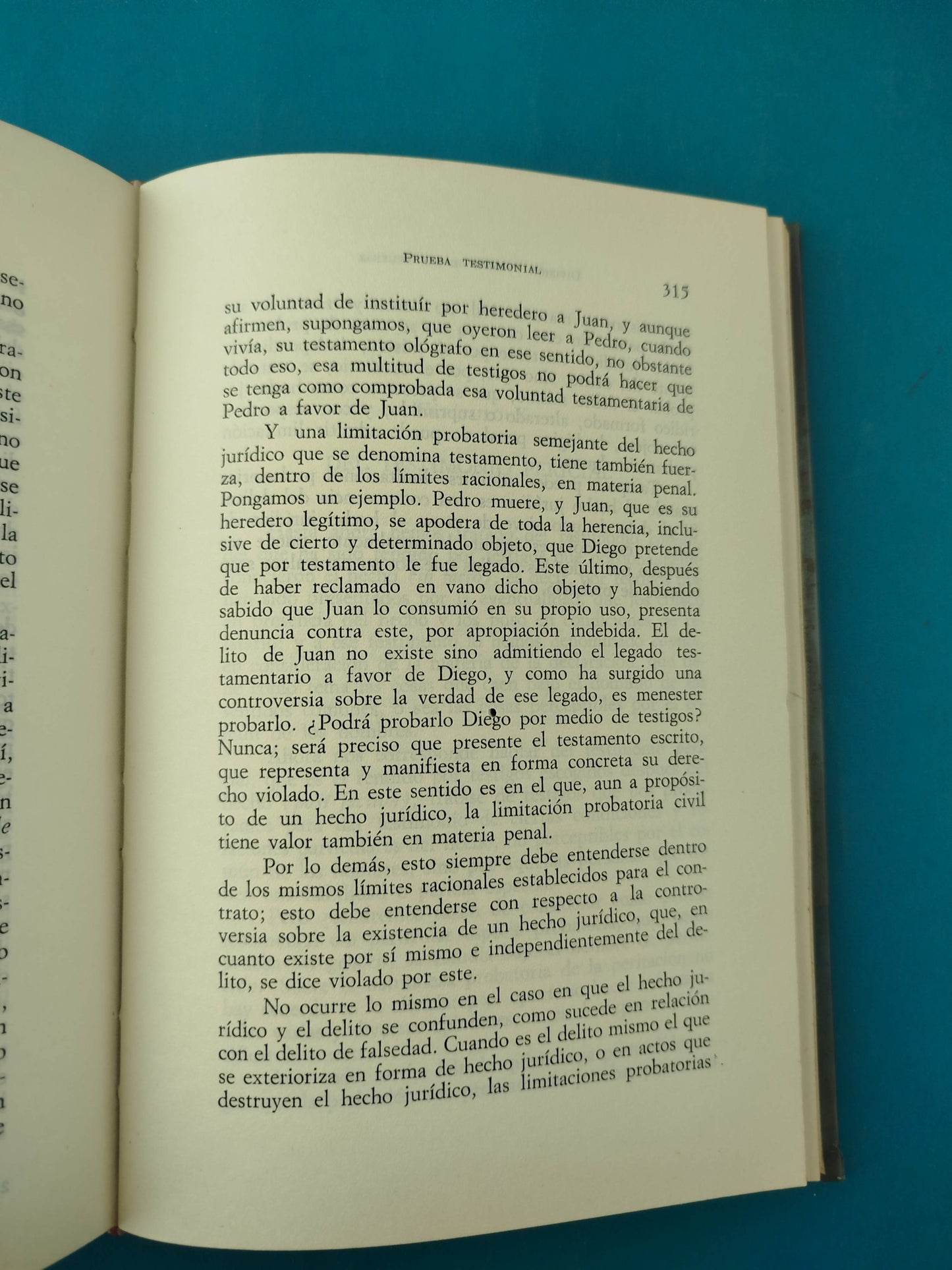Lógica de las Pruebas en Materia Criminal