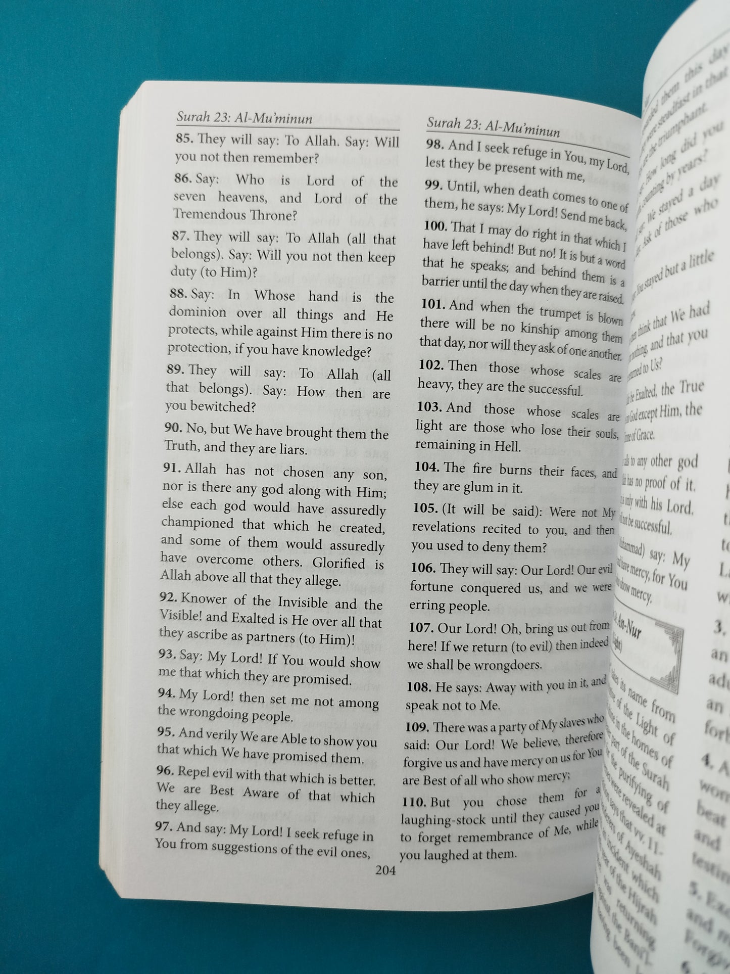 The Meaning of the Glorious Qur'an