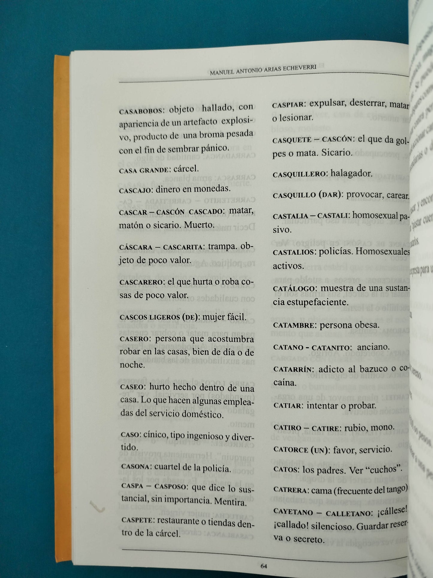 El lenguaje del hampa y del delito