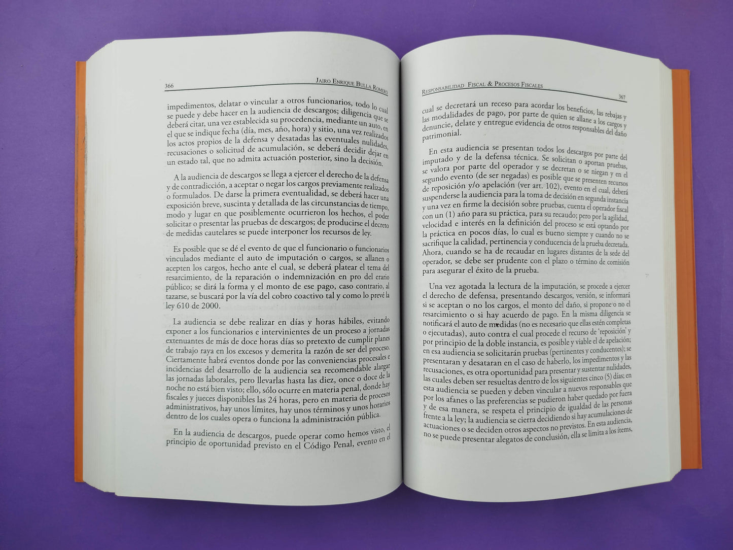 El libro Responsabilidad fiscal & procesos fiscales