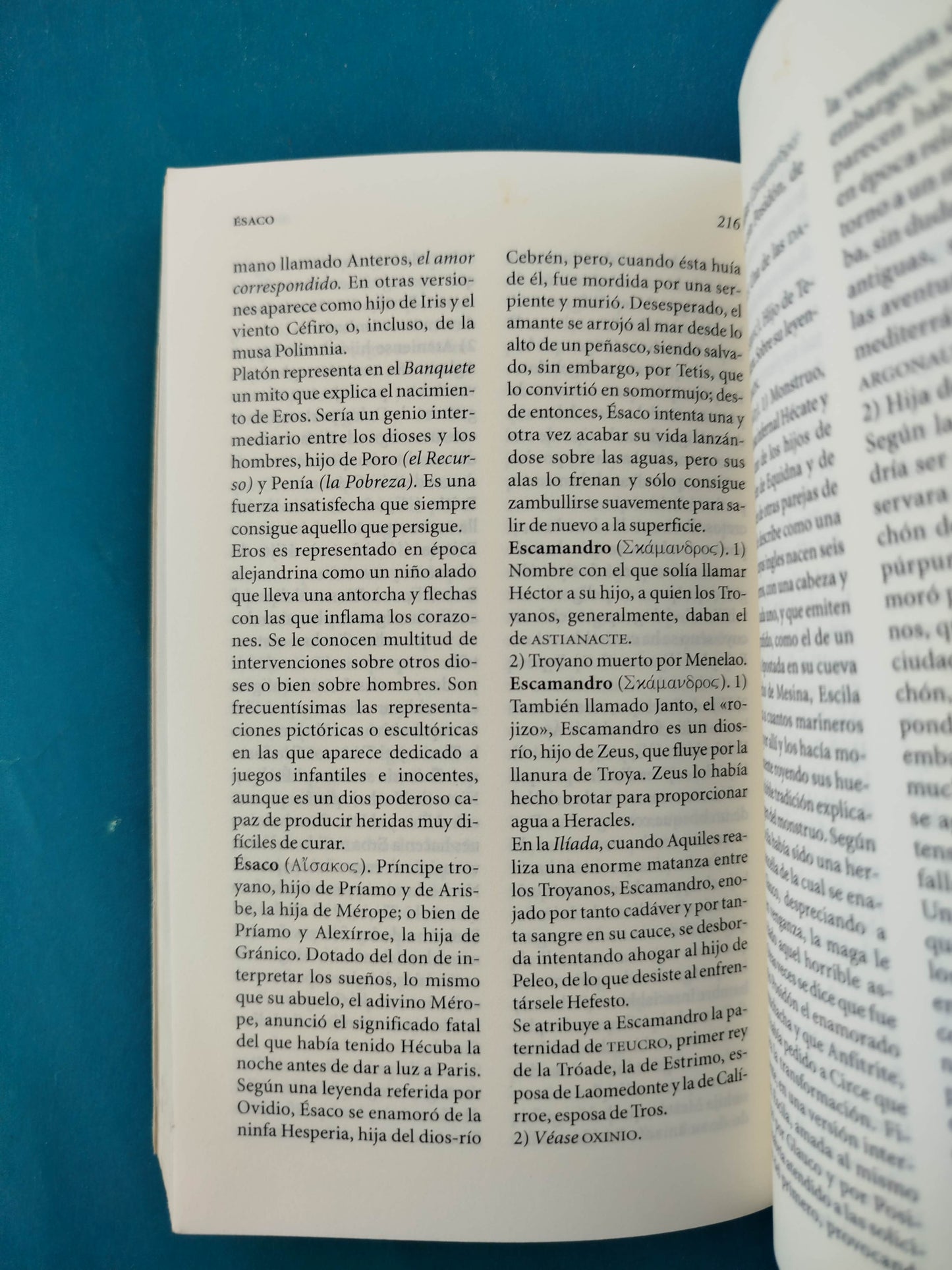 Diccionario de Mitología clásica tomo I (A-H) y tomo II (I-Z)