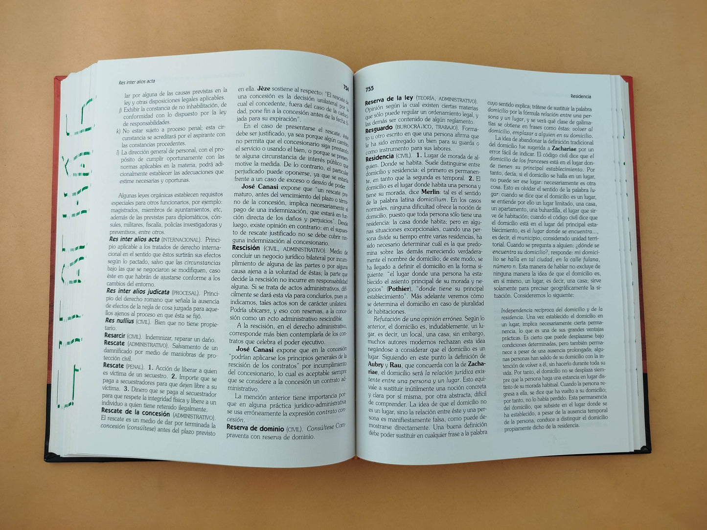 Diccionario jurídico moderno 2 Tomos