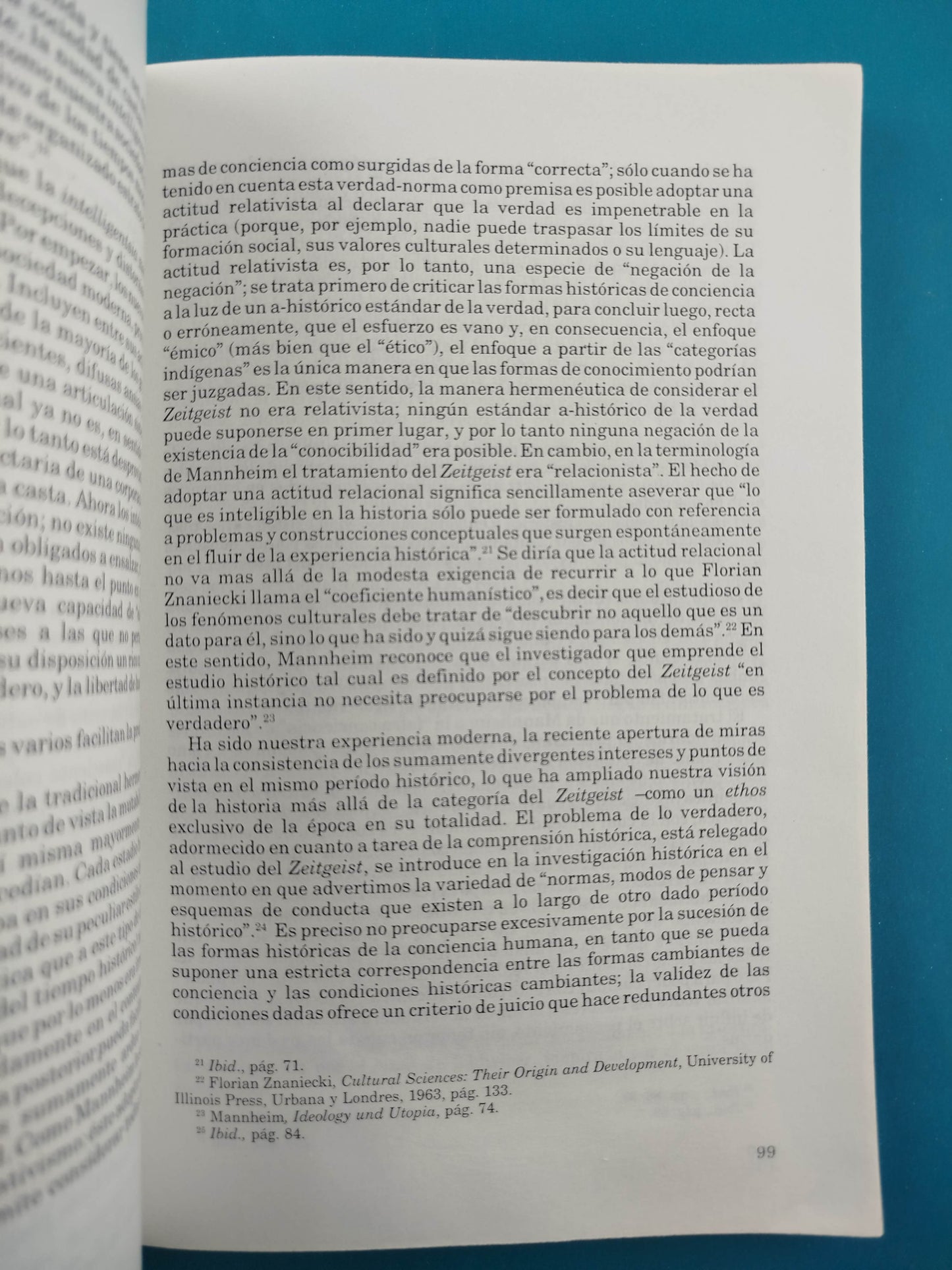 La hermenéutica y las ciencias sociales