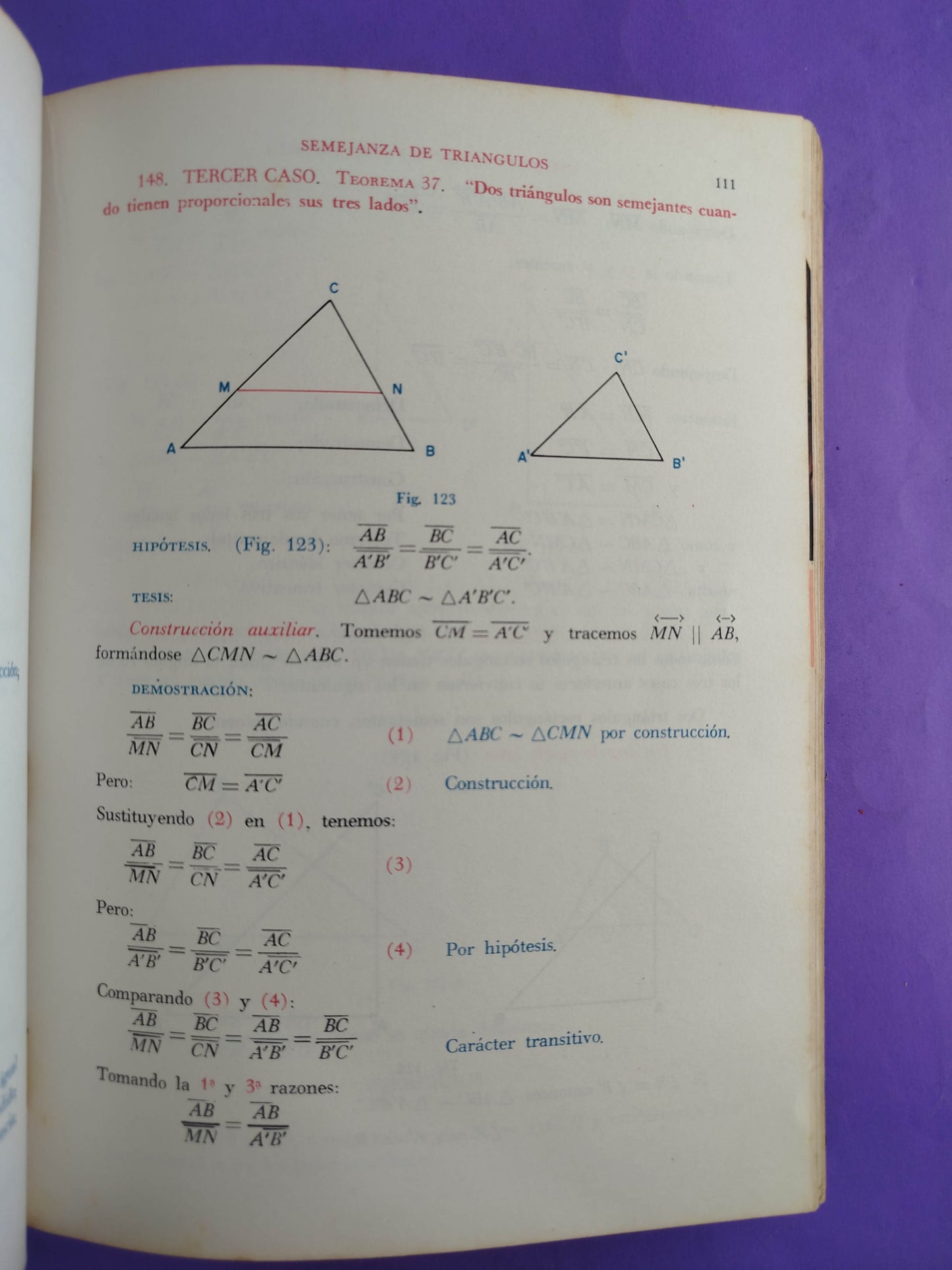 Geometría plana y el espacio con una introducción a la trigonometría by Baldor