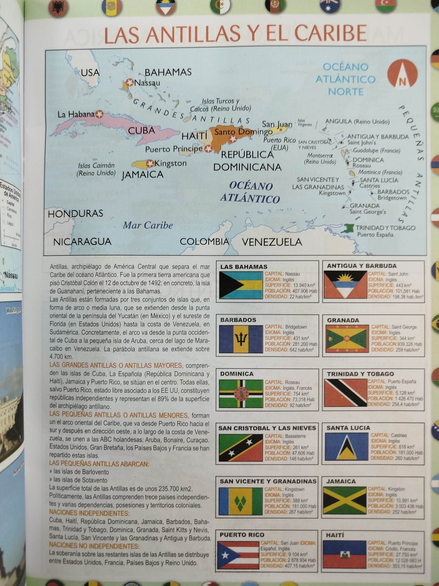 Atlas universal cartilla 68 mapas a color 48 pág. by Varios