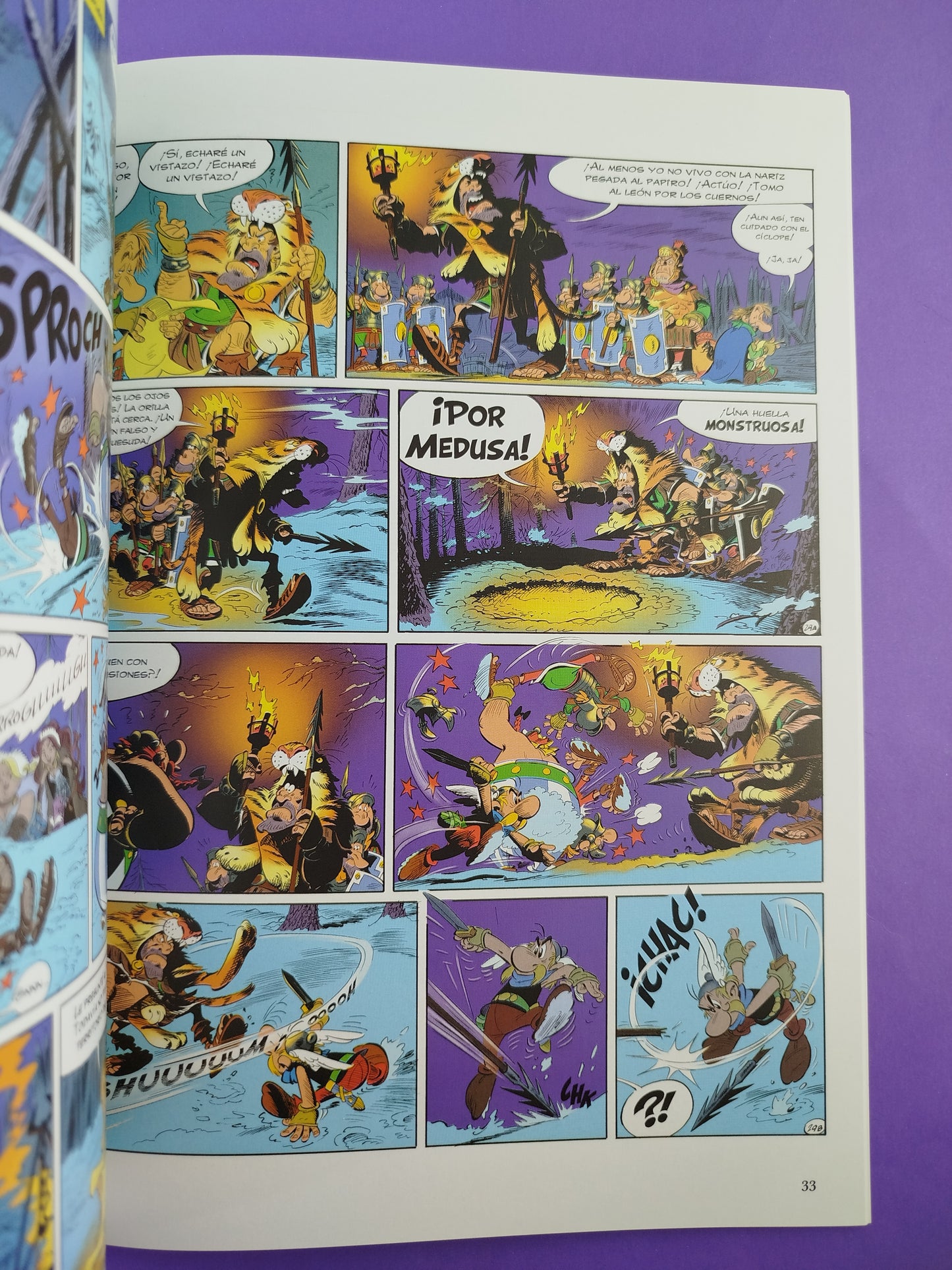 Astérix tras las huellas del grifo