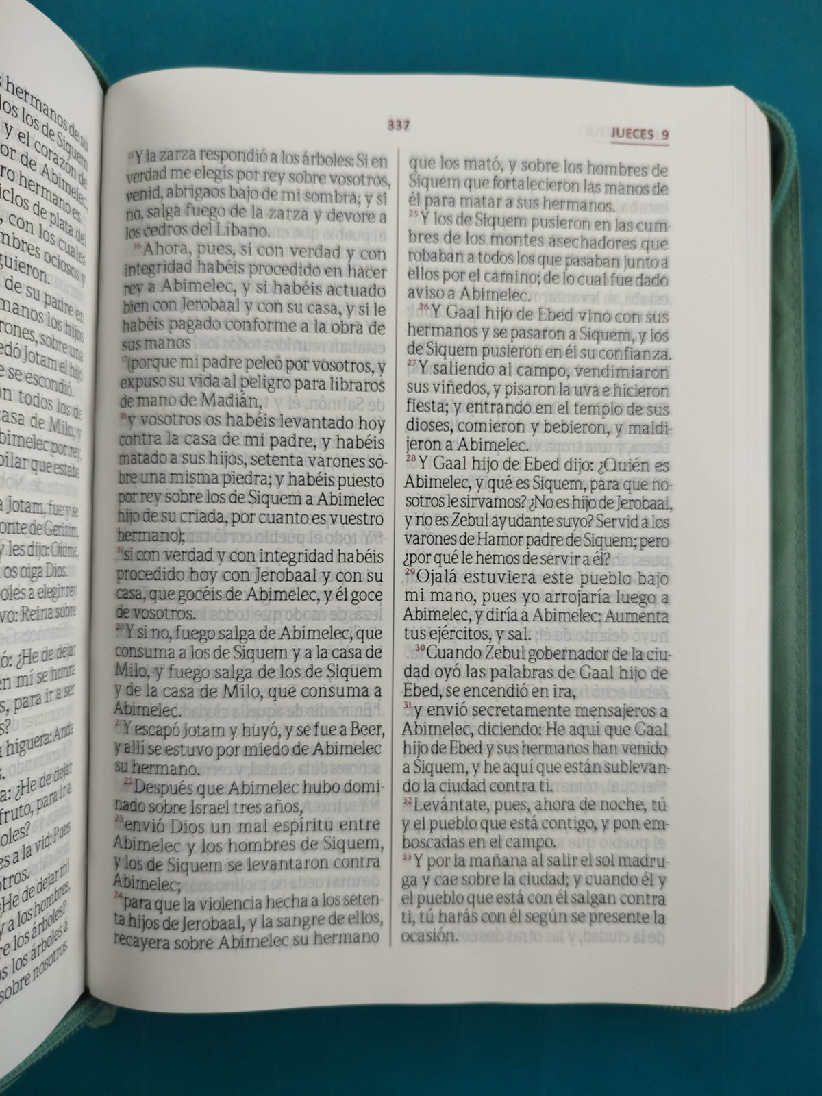 Biblia rvr 1960 Letra Gigante Verde Azul by Reina Valera 1960
