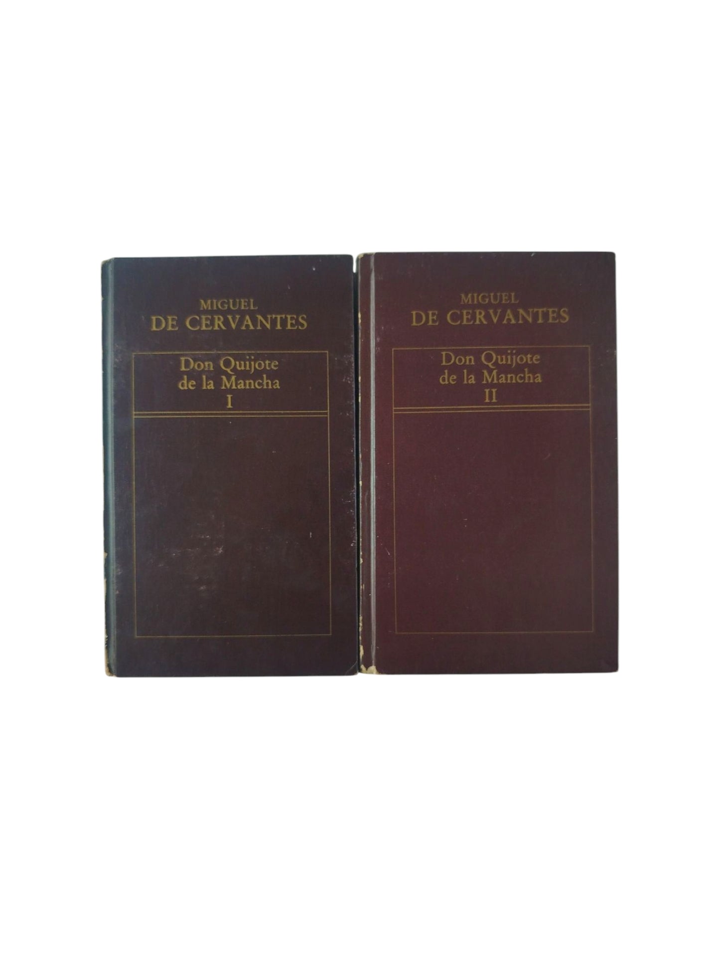 Don Quijote de la Mancha II tomos by Miguel de Cervantes