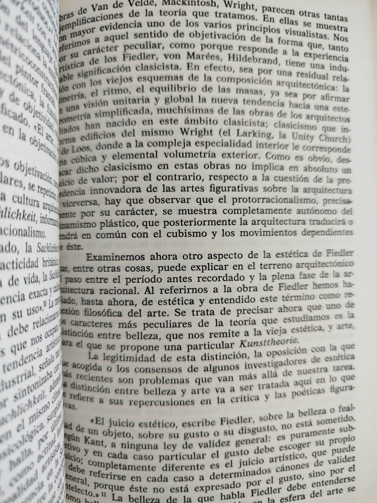 La idea de arquitectura