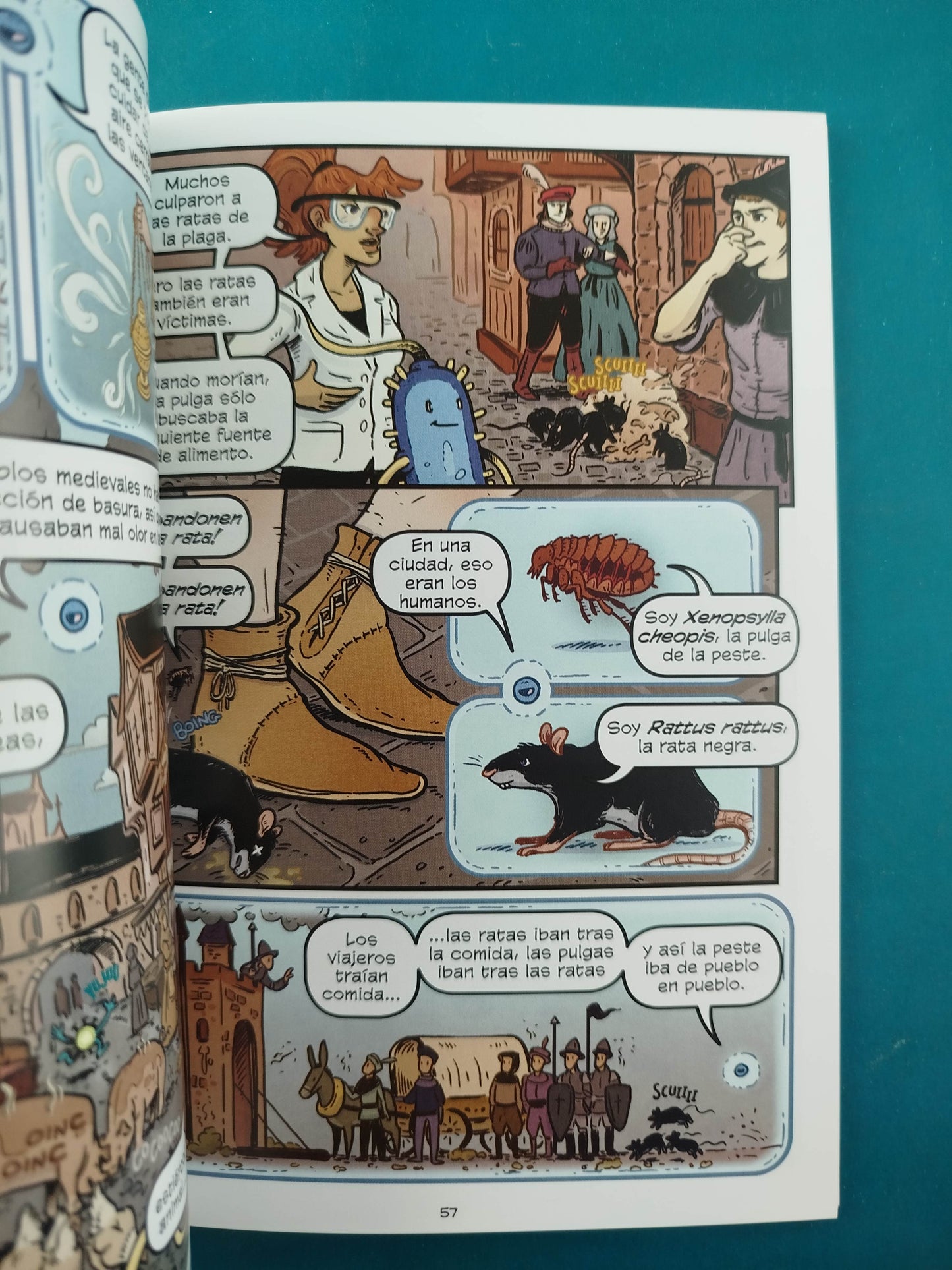 Cómics de ciencia Plagas