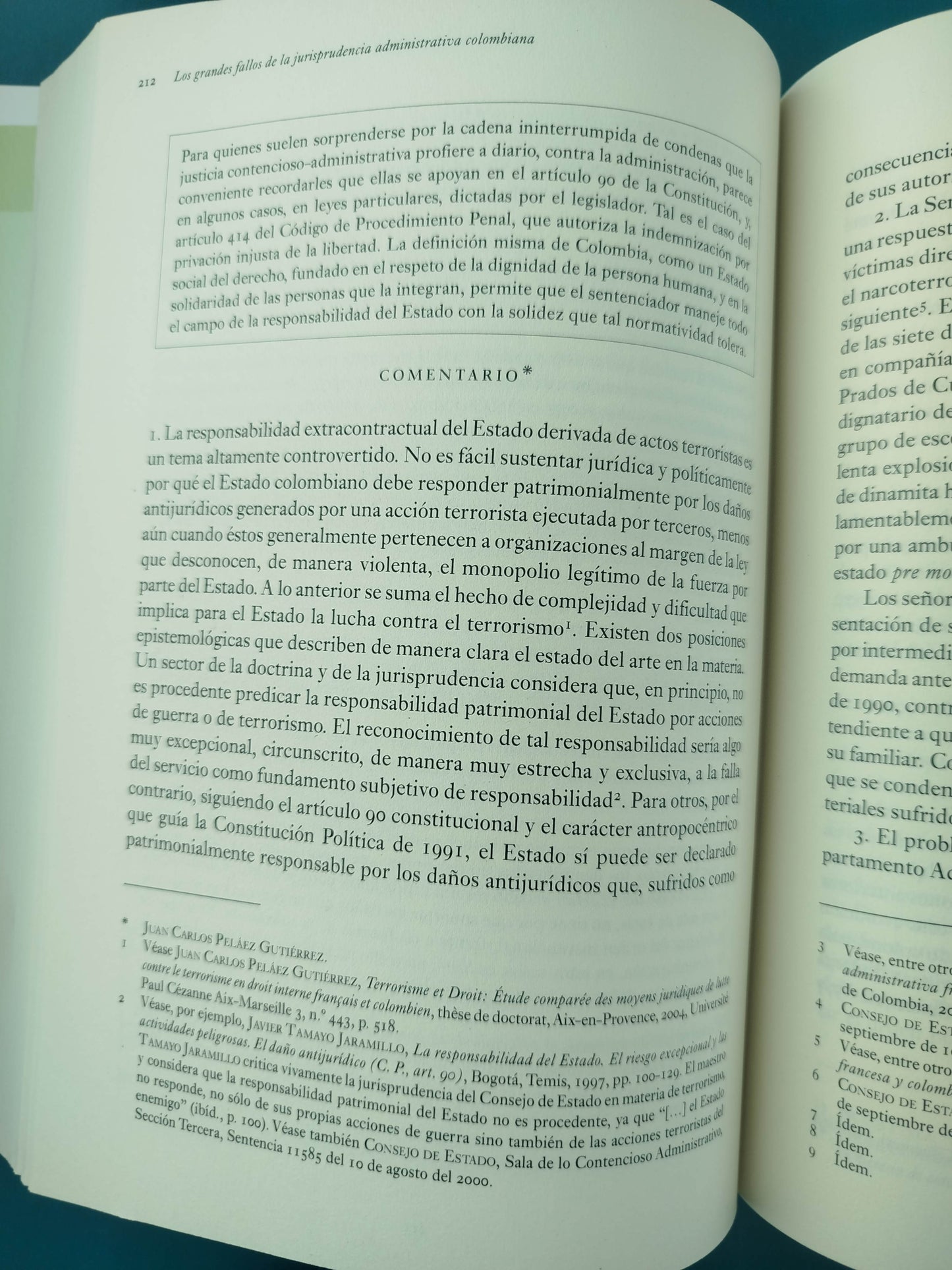Los grandes fallos de la jurisprudencia administrativa Colombiana